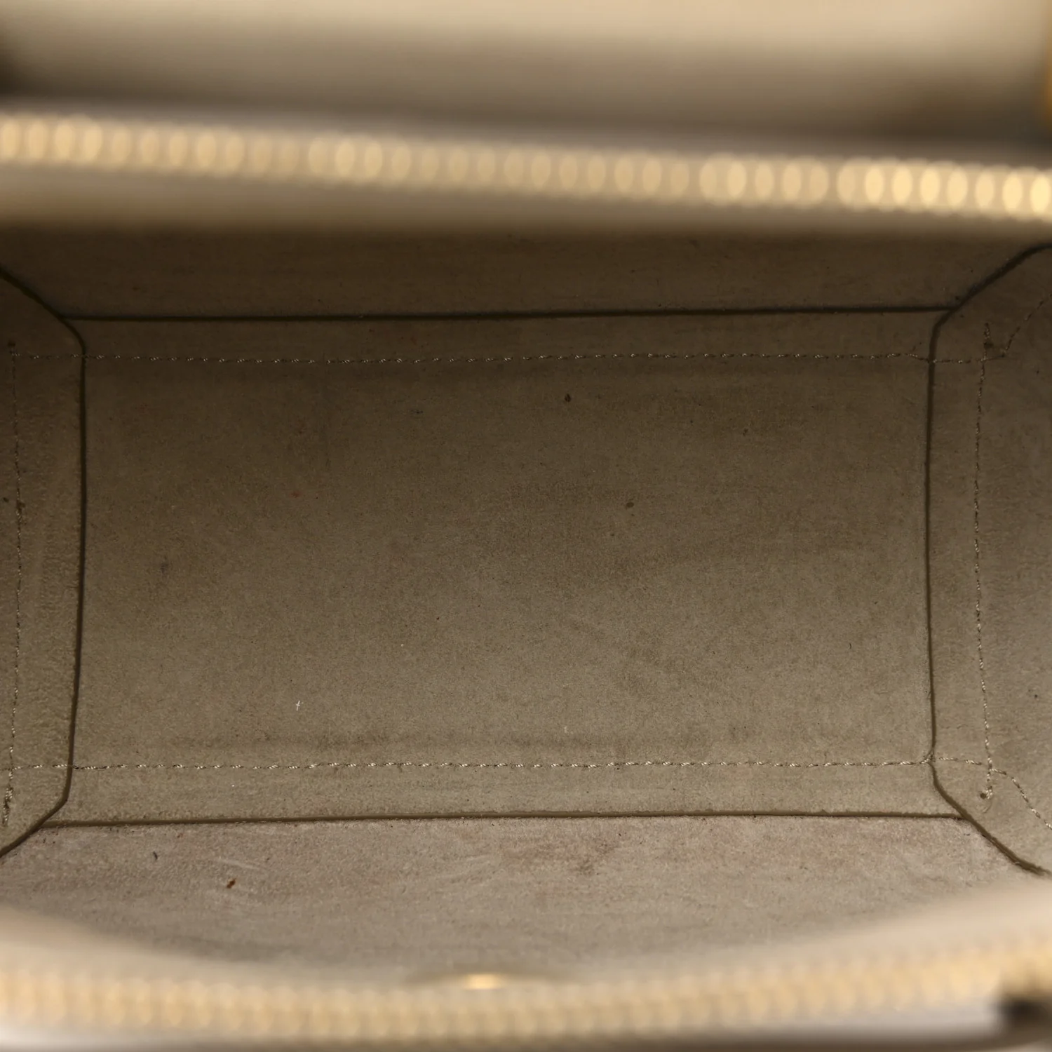 Grained Calfskin Nano Belt Bag Light Taupe - Top Club