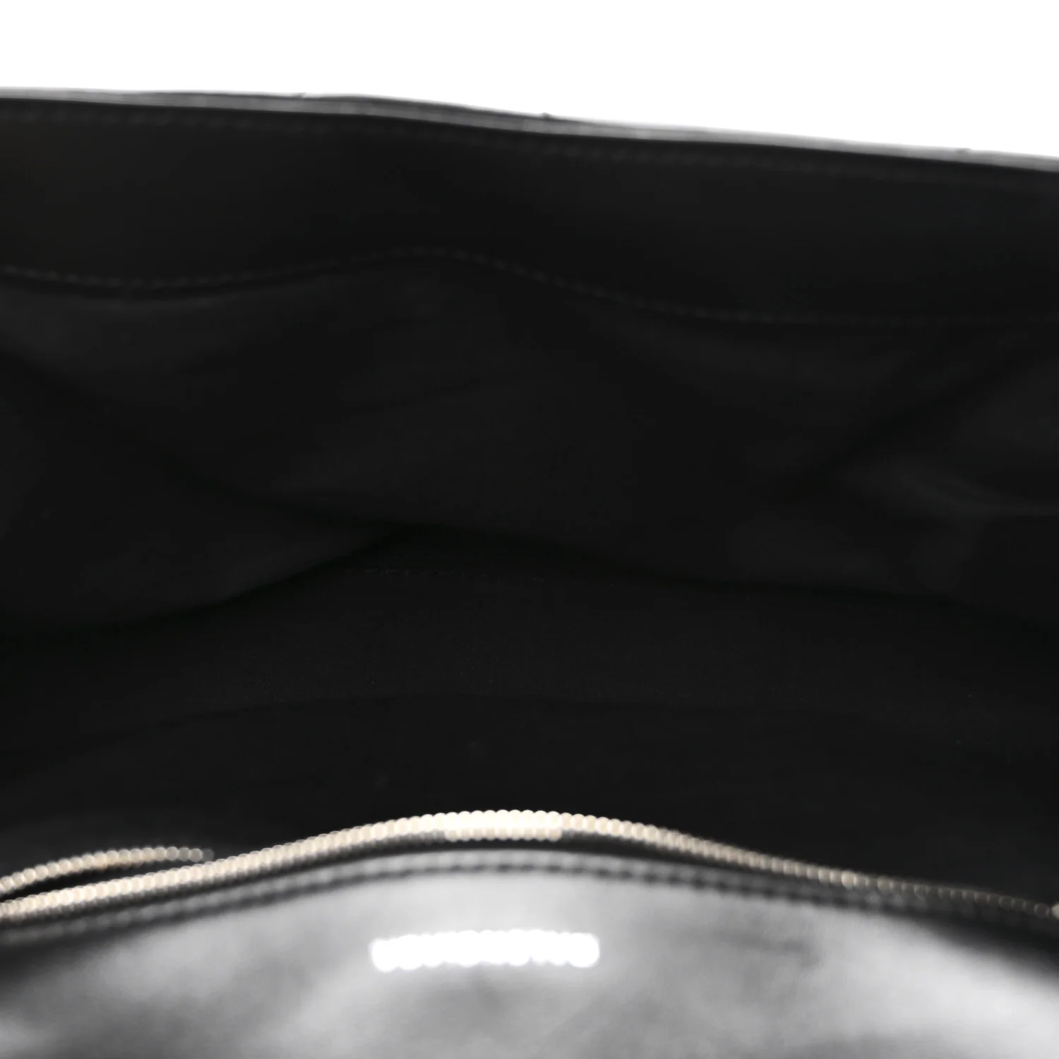 Nappa Calfskin Quilted Touch B Puffy Clutch Black - Top Club