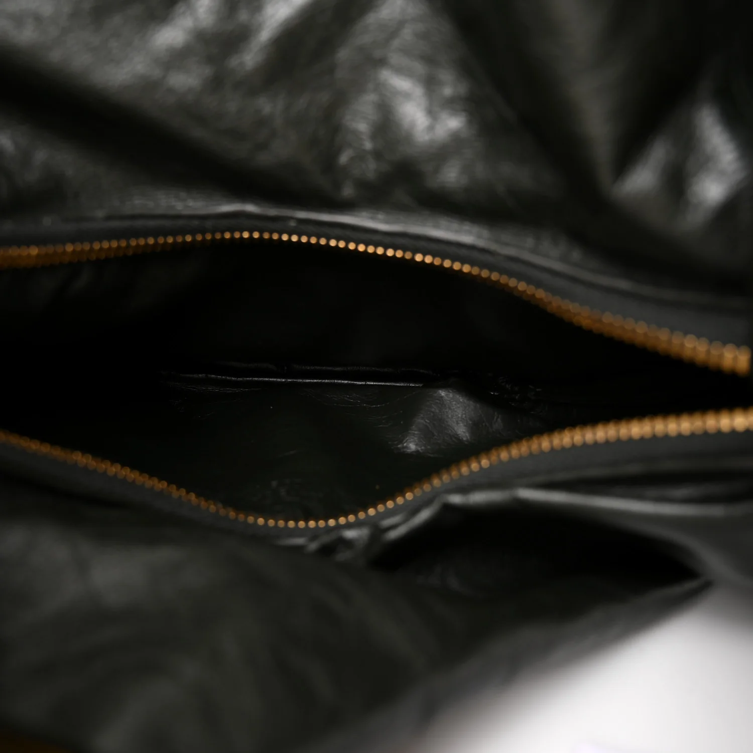 Calfskin Foulard Shoulder Bag Dark Green - Top Club