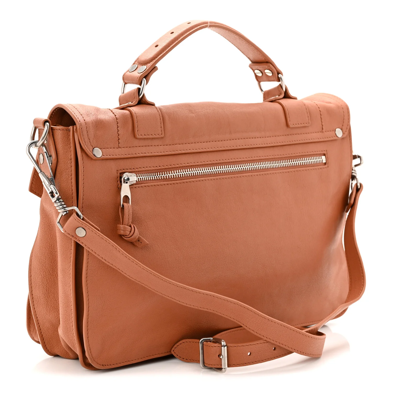 Lambskin Medium PS1 Satchel Dune - Top Club