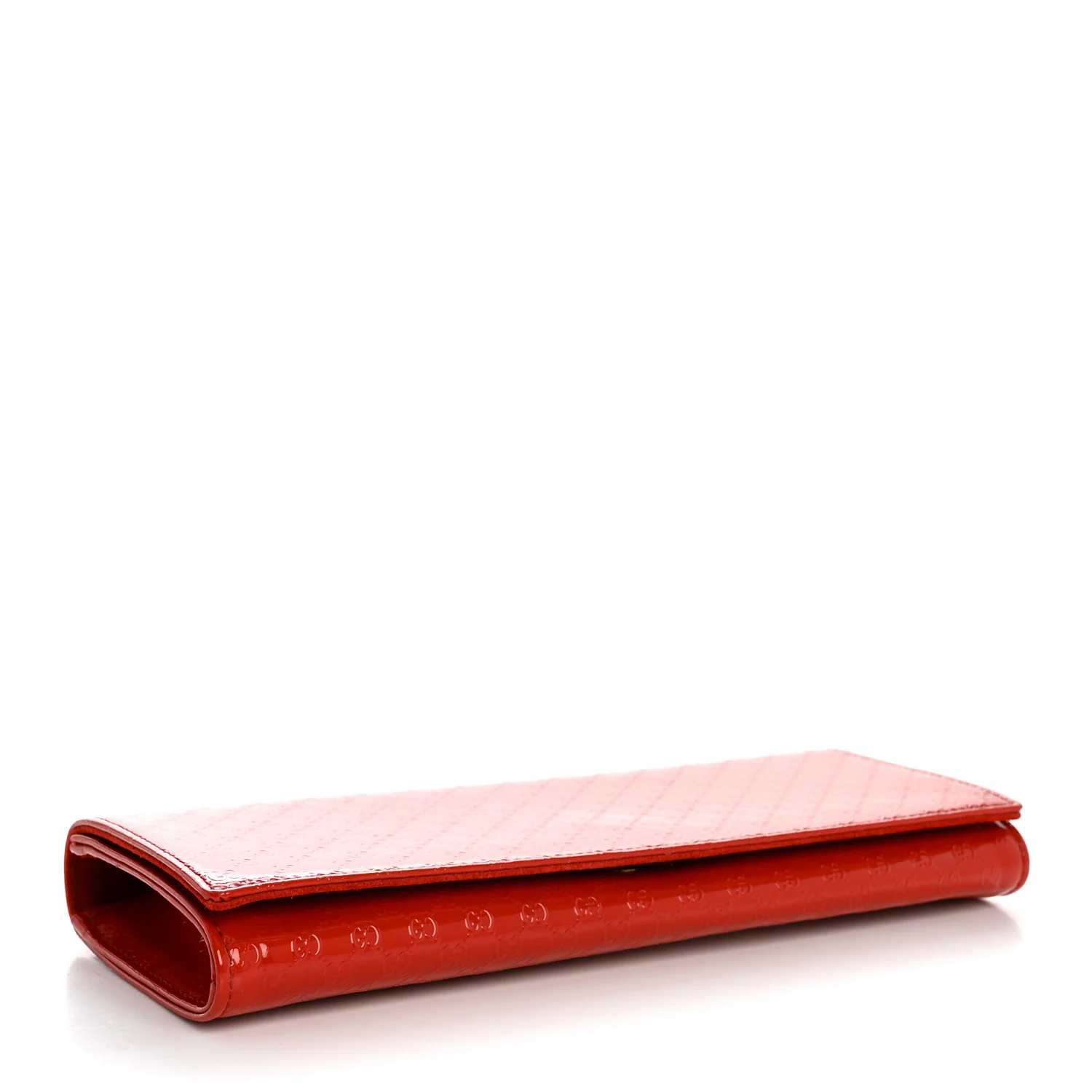 Patent Microguccissima Small Broadway Clutch Red - Top Club