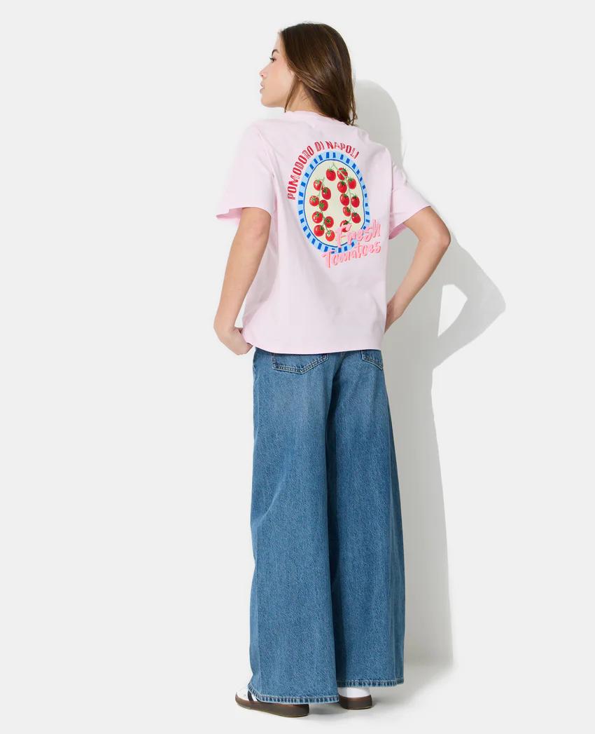Pimkie T-shirt oversize avec print devant et dos