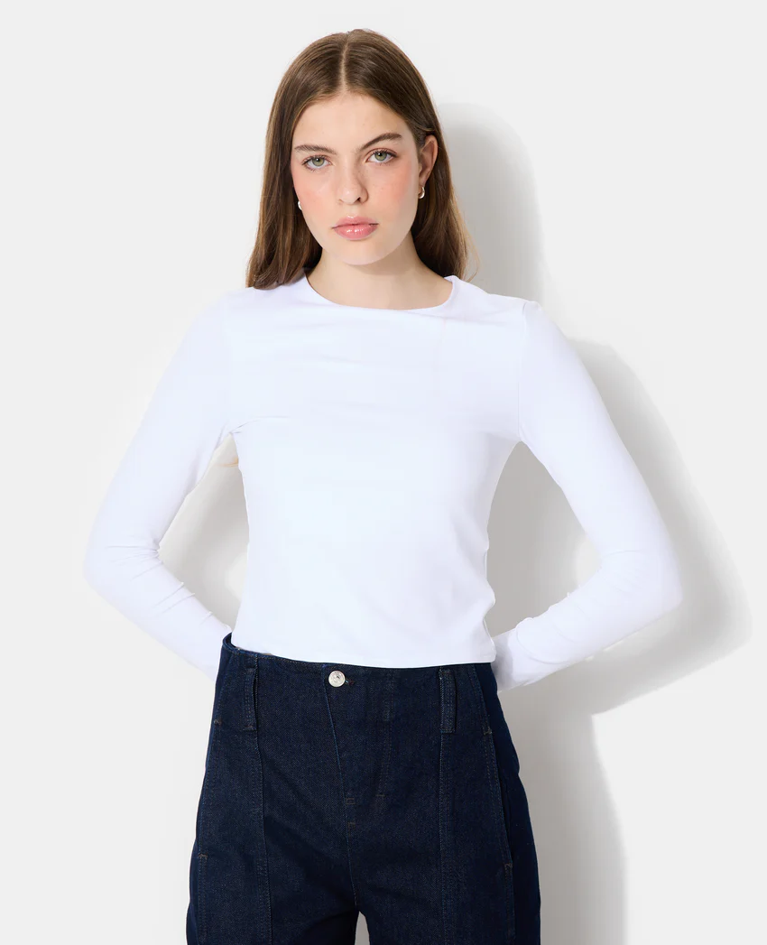 Pimkie T-shirt manches longues en maille stretch