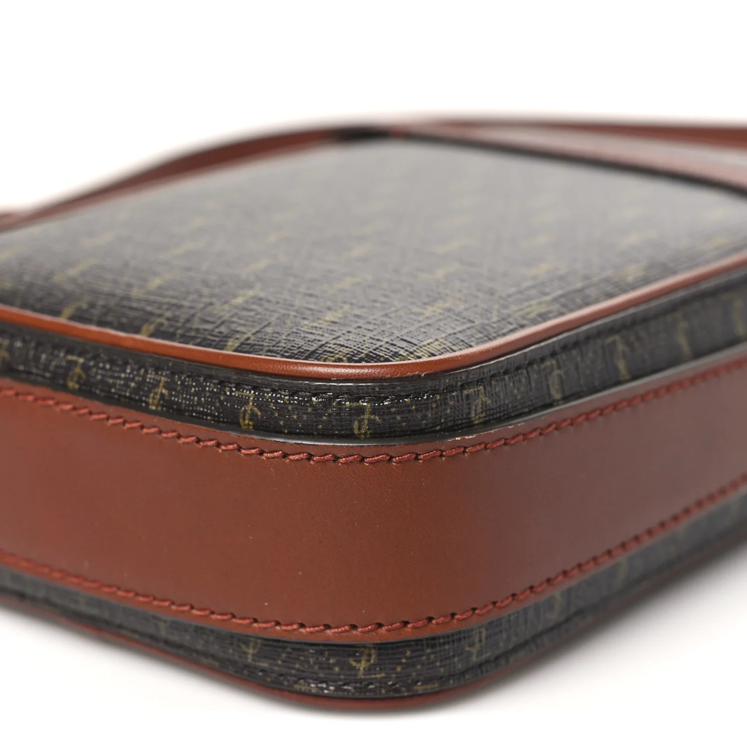 Canvas Smooth Calfskin Le Monogramme Crossbody Pouch Chestnut - Top Club