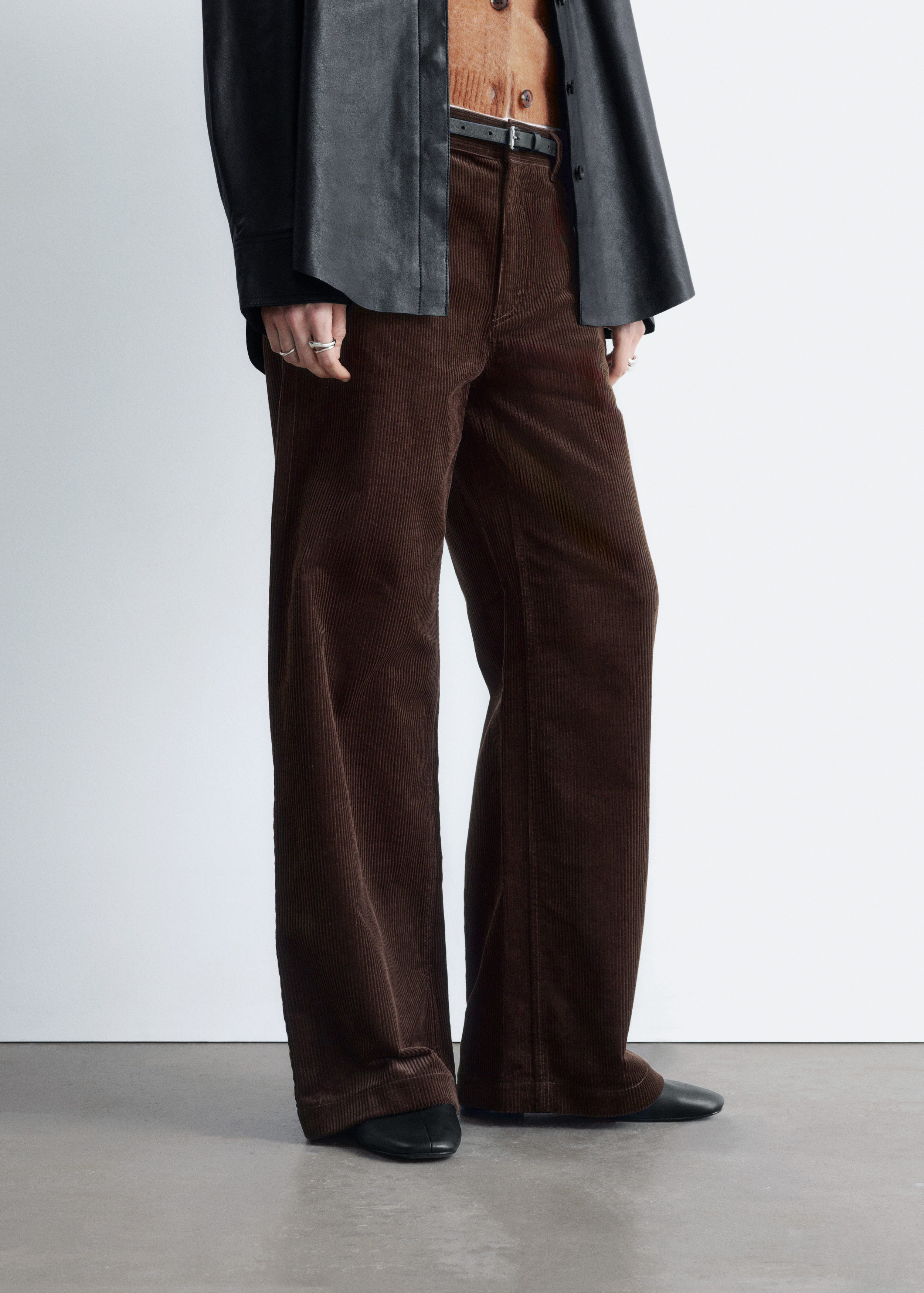 & Other Stories WIDE-LEG CORDUROY TROUSERS