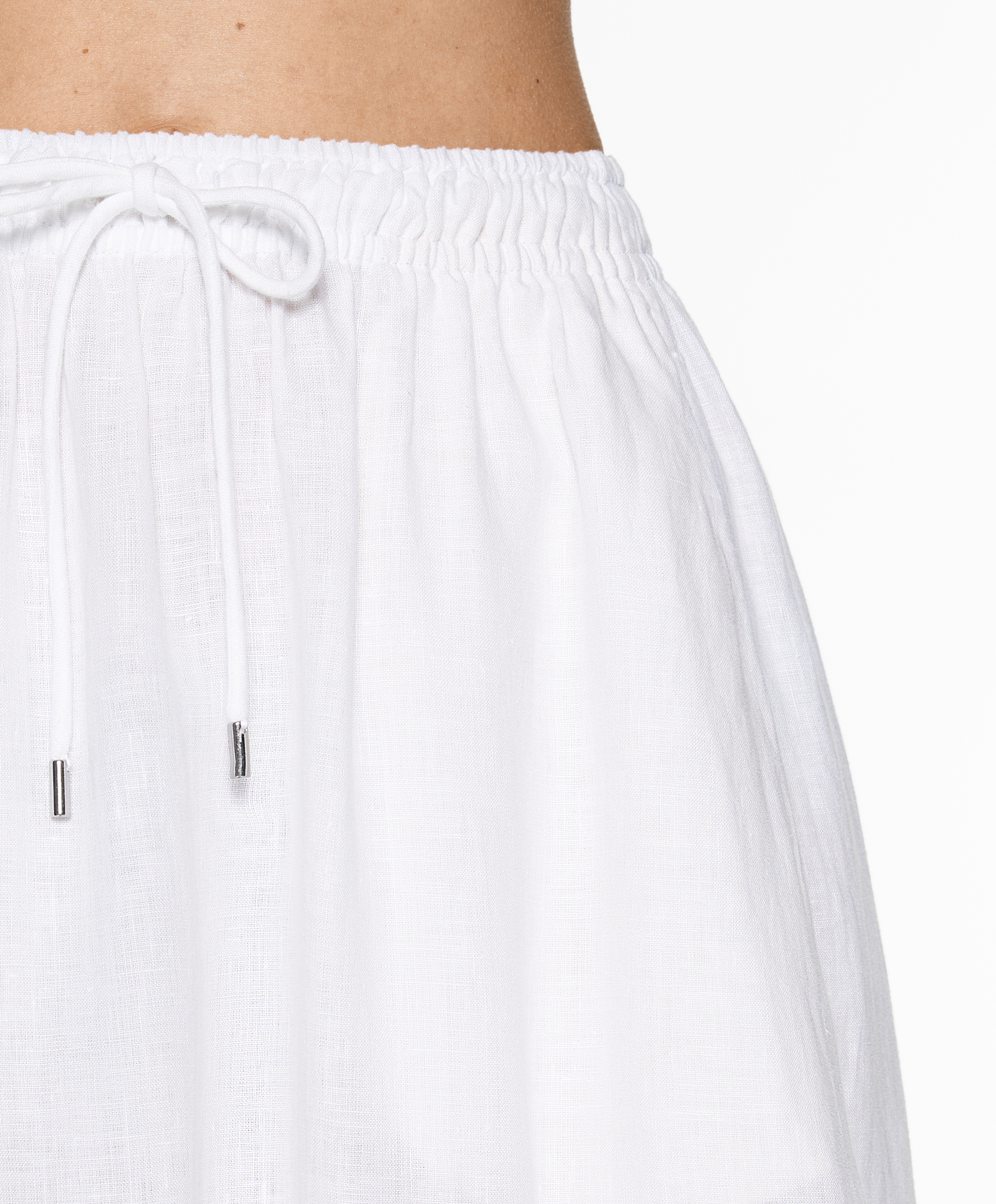 OYSHO Long 100% linen skirt