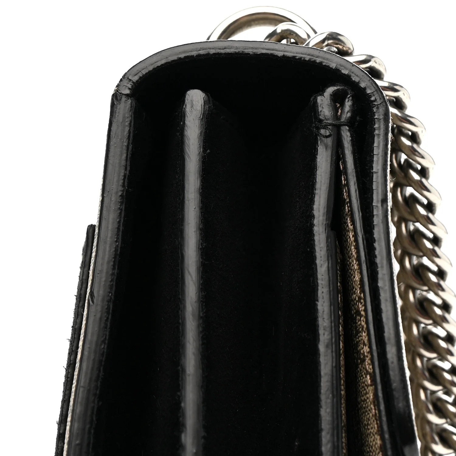 GG Supreme Monogram Medium Dionysus Shoulder Bag Black - Top Club