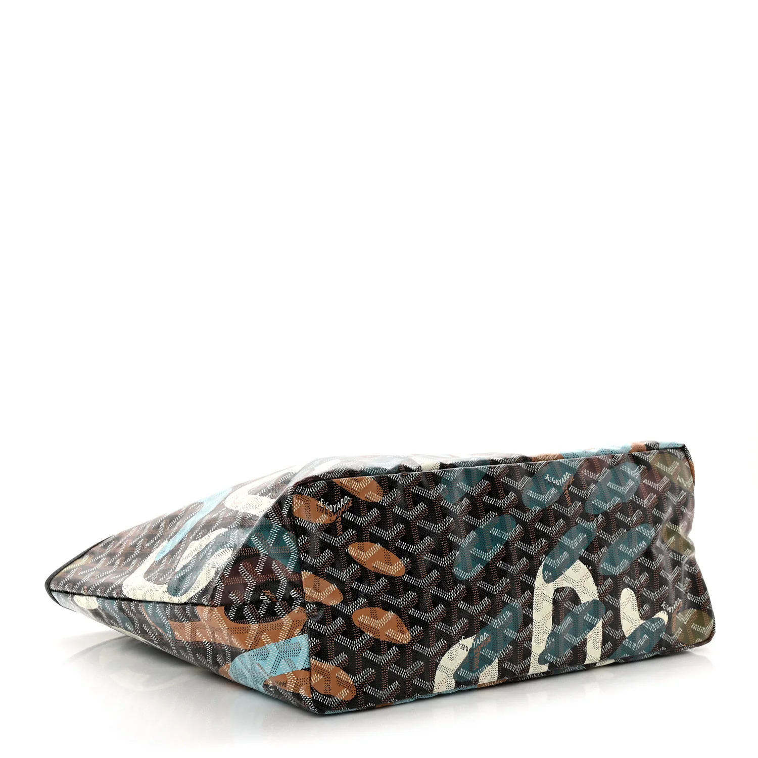 Goyardine Saint Louis Lettres Camouflage PM Black Blue - Top Club