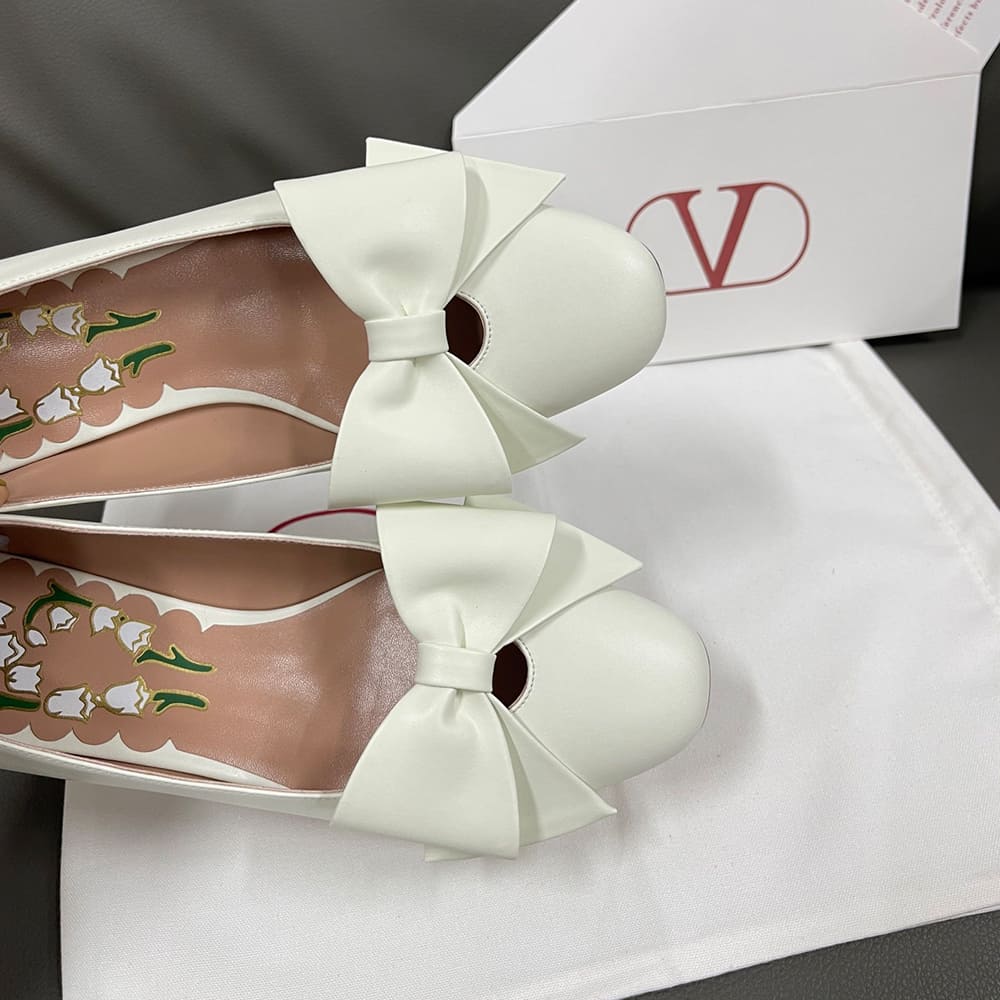 VALENTINO BOWOW sheepskin high heels (heel height 4.5 cm) - Top Club