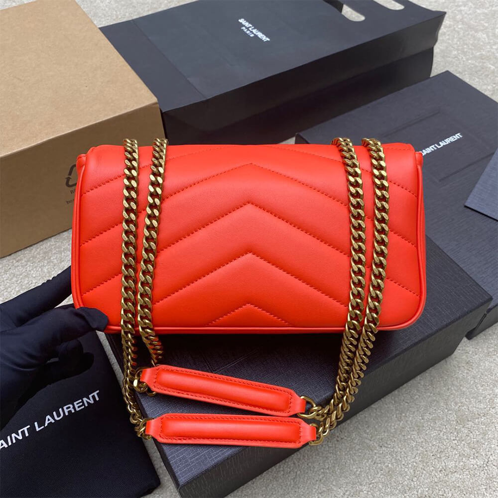 YSL LOULOU small in MATELASSE lambskin(HIGH-END GRADE) - Top Club