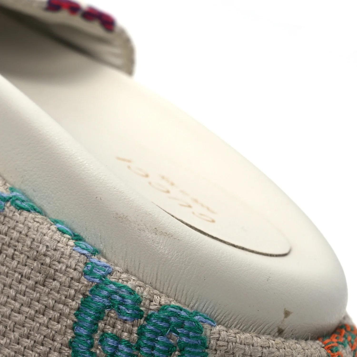 Linen Psychedelic Mini GG Monogram Angelina Platform 55mm Slide Sandals 36 Multicolor - Top Club