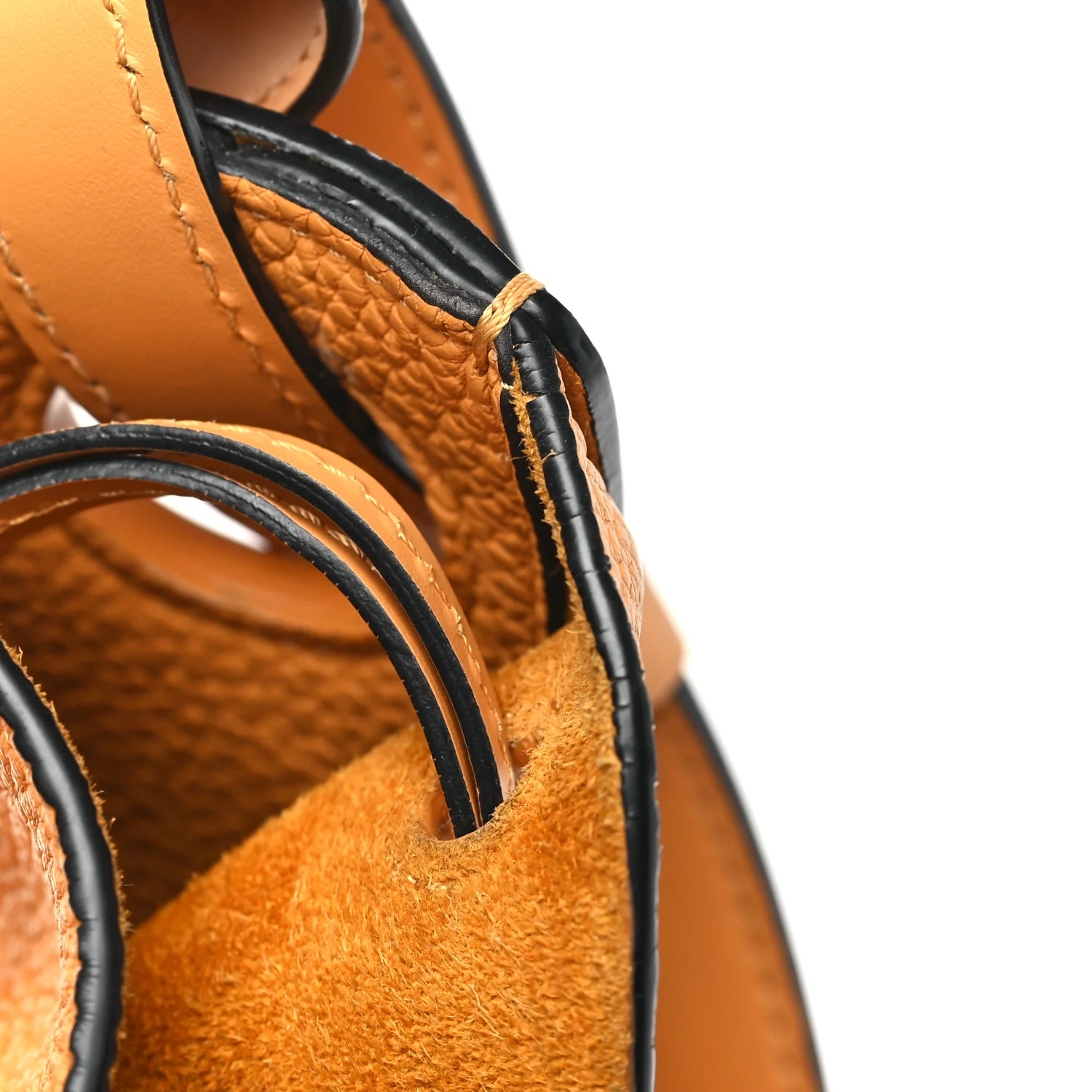 Grained Calfskin Medium Balloon Bag Saffron Yellow - Top Club