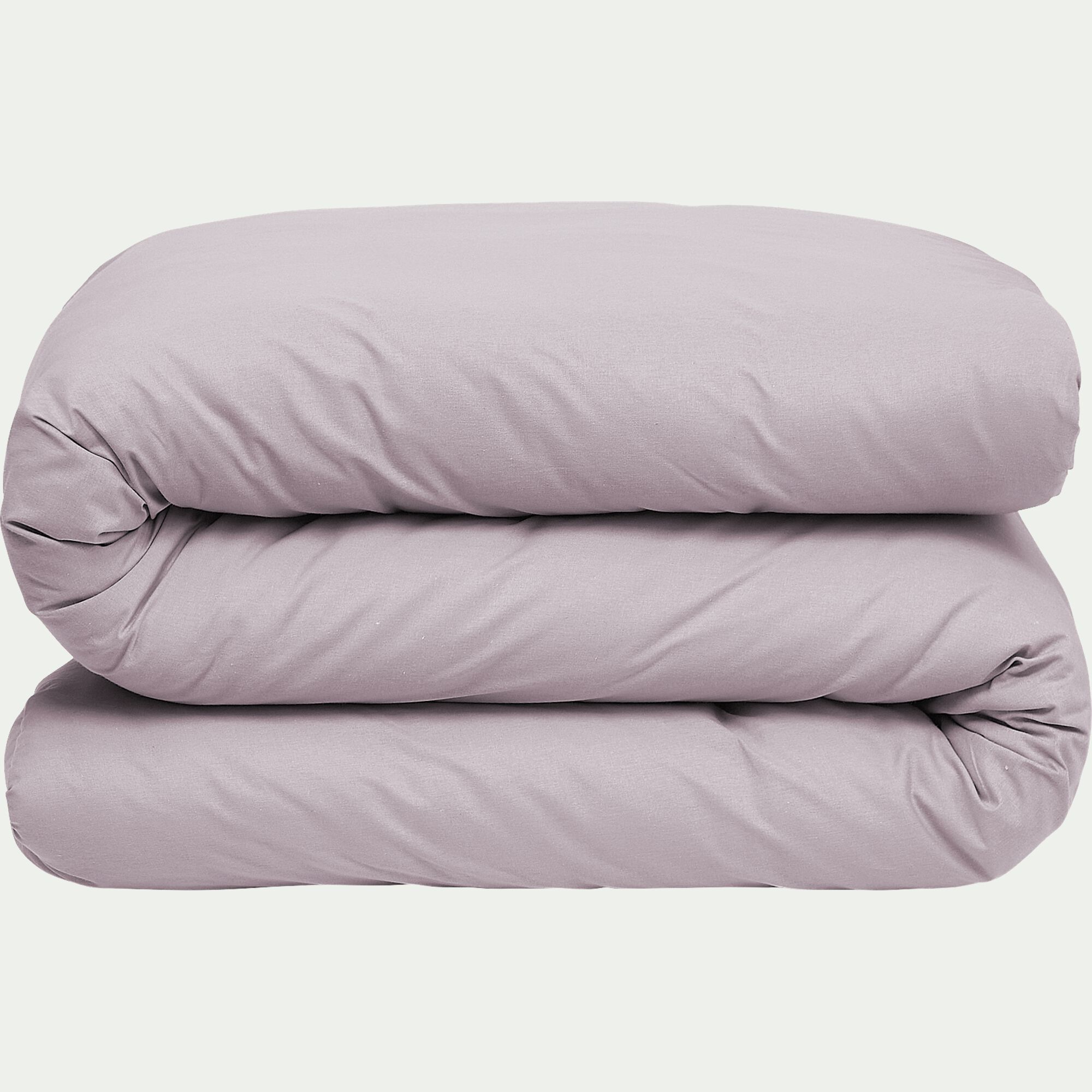 EOLI - Housse de couette en coton 140x200cm - rose parme