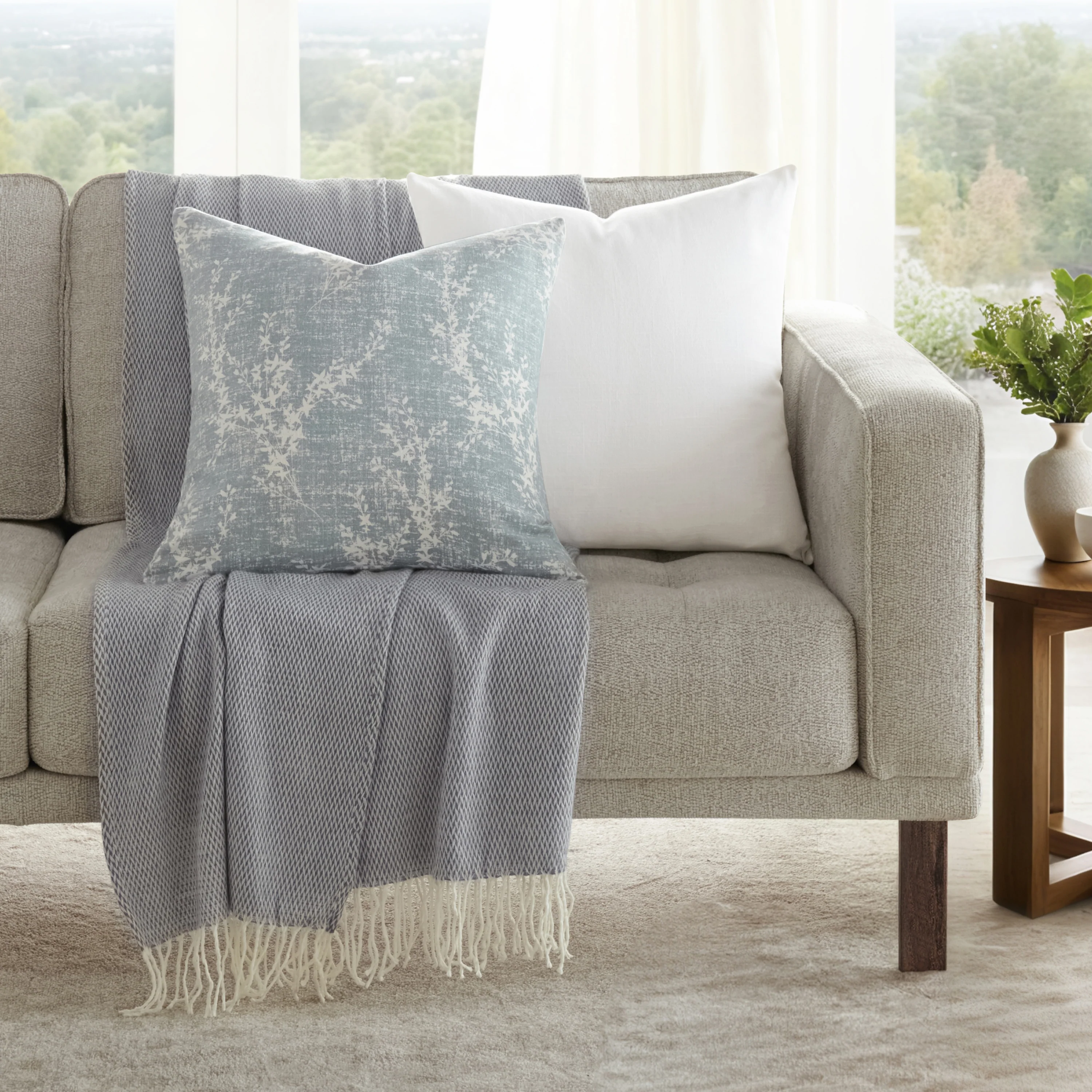 2-Pack Willow Décor Throw Pillows