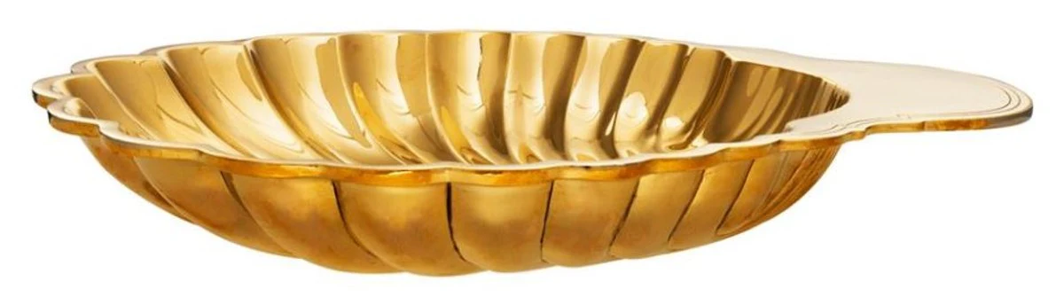 Luxury Brass Shell Serving Tray Gold - Designer Tray