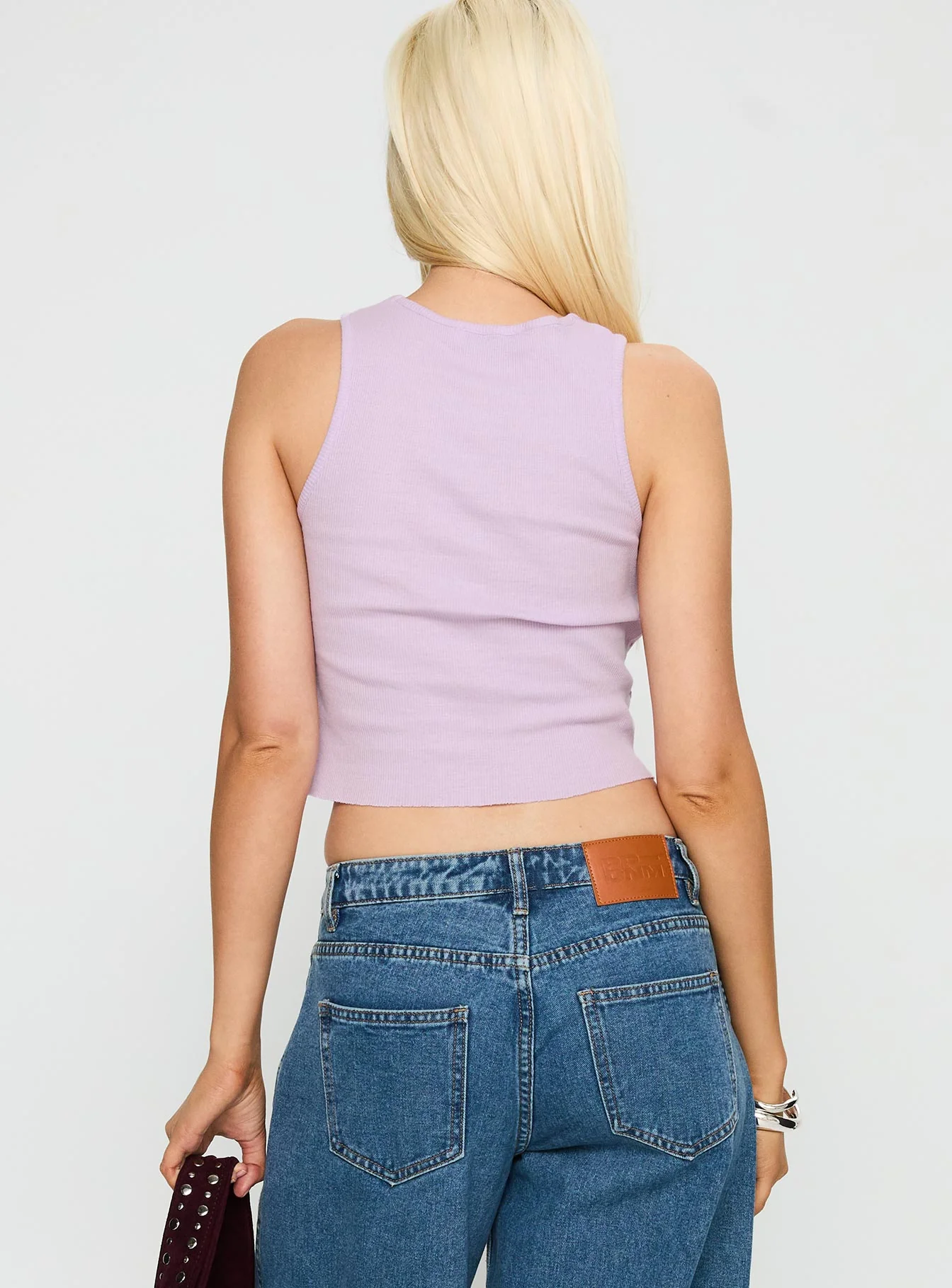 Kiss Of Love Graphic Top Purple