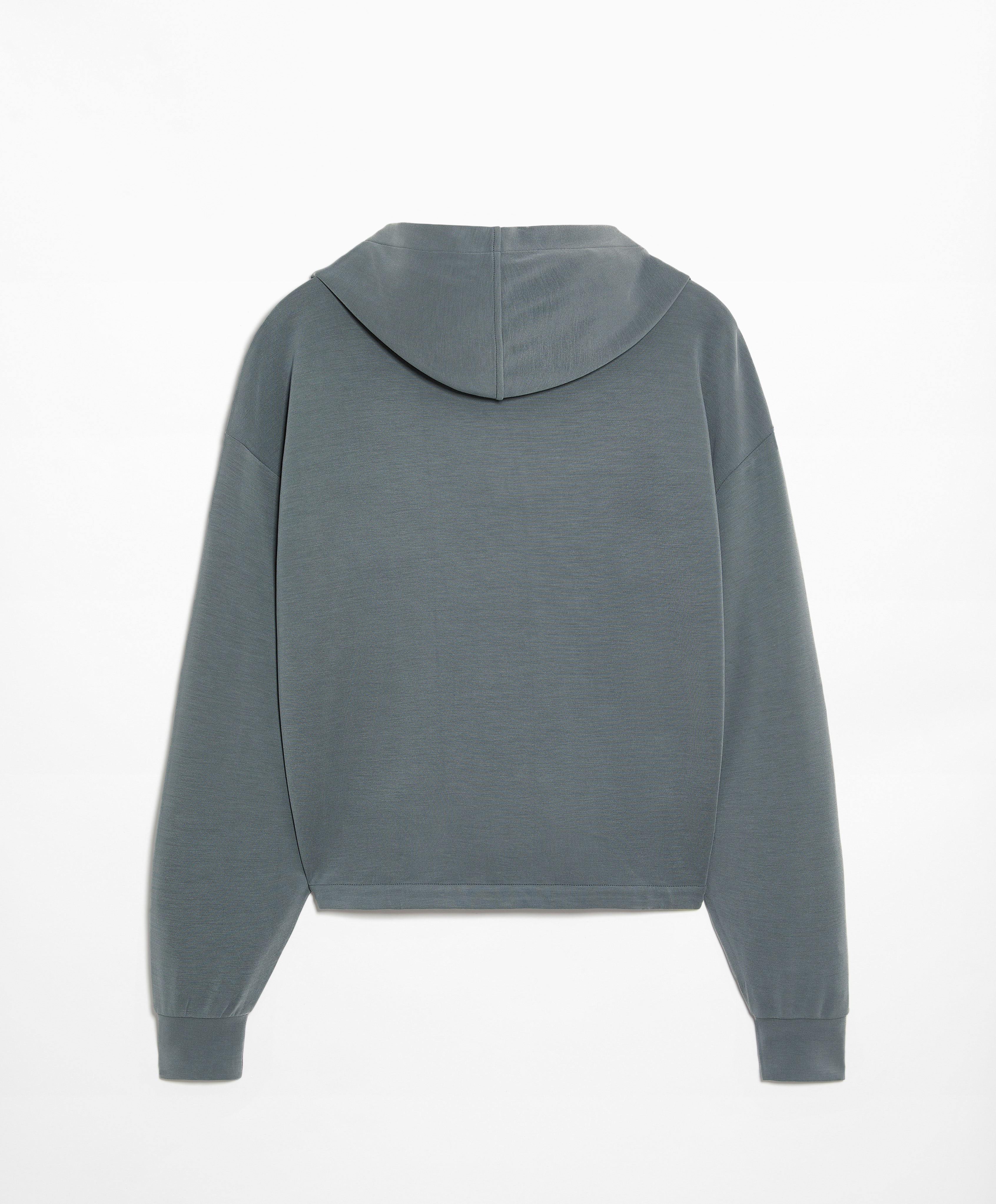 OYSHO Hooded wrap sweatshirt with modal
