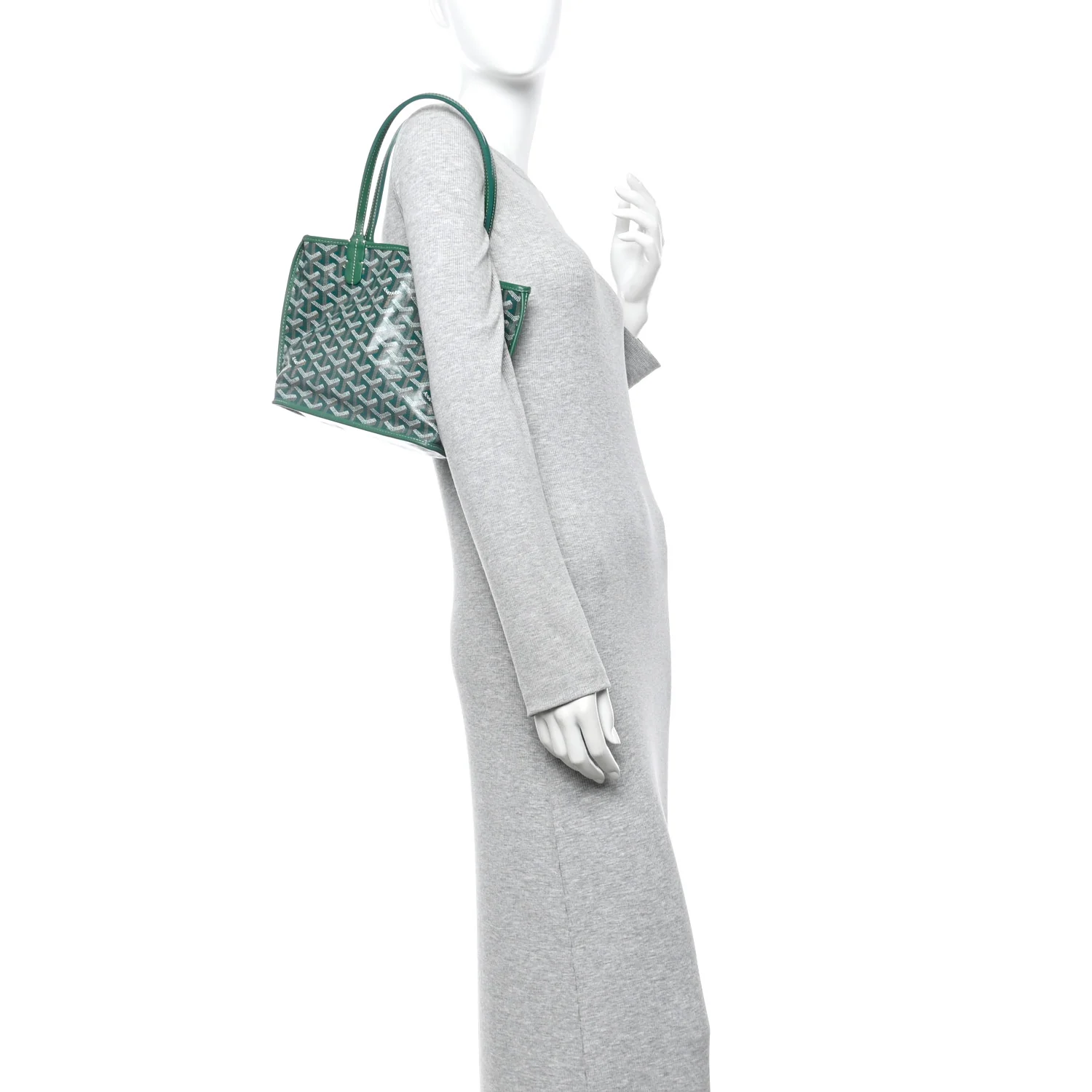 Goyardine Reversible Mini Anjou Green - Top Club