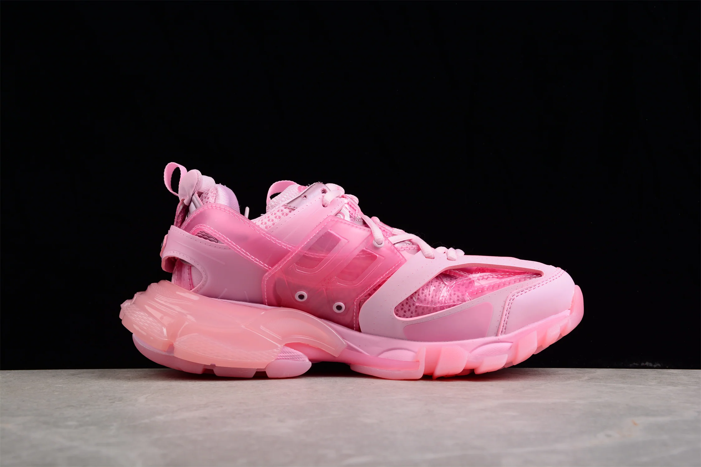 Balenciaga Track Clear Sole – Pink (Women's) - Sneaker Replica Workshop
