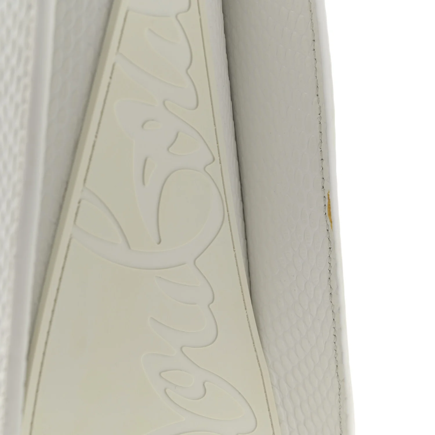 Calfskin Lizard Embossed Medium Paloma White - Top Club