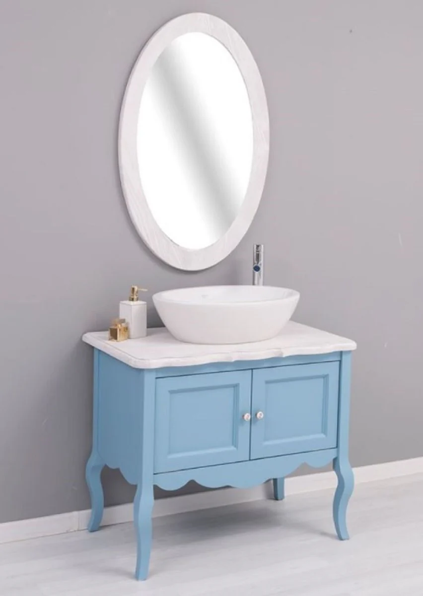 Country house style bathroom set light blue / light gray - country house style bathroom furniture