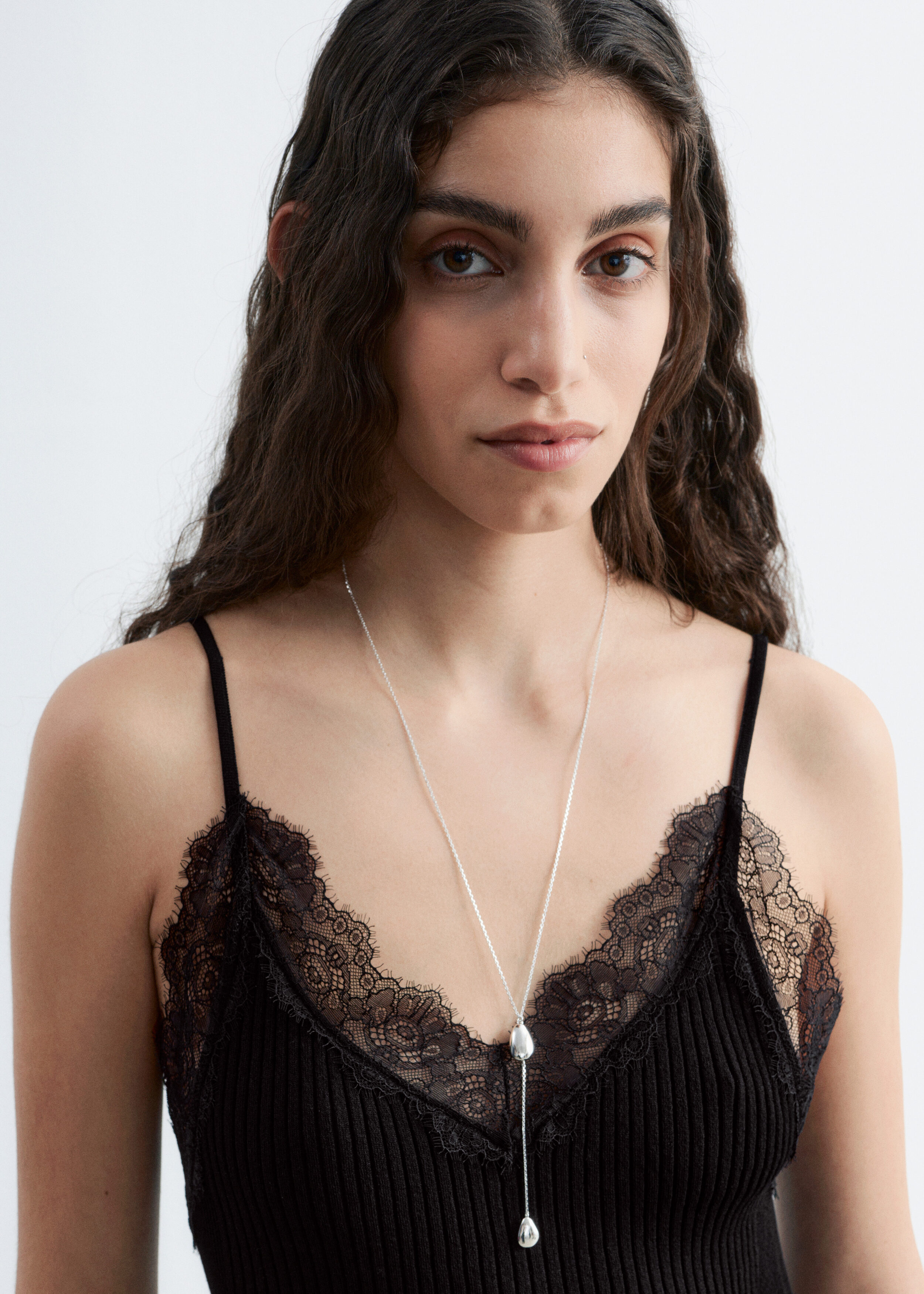 & Other Stories RIB-KNIT CAMISOLE MINI DRESS