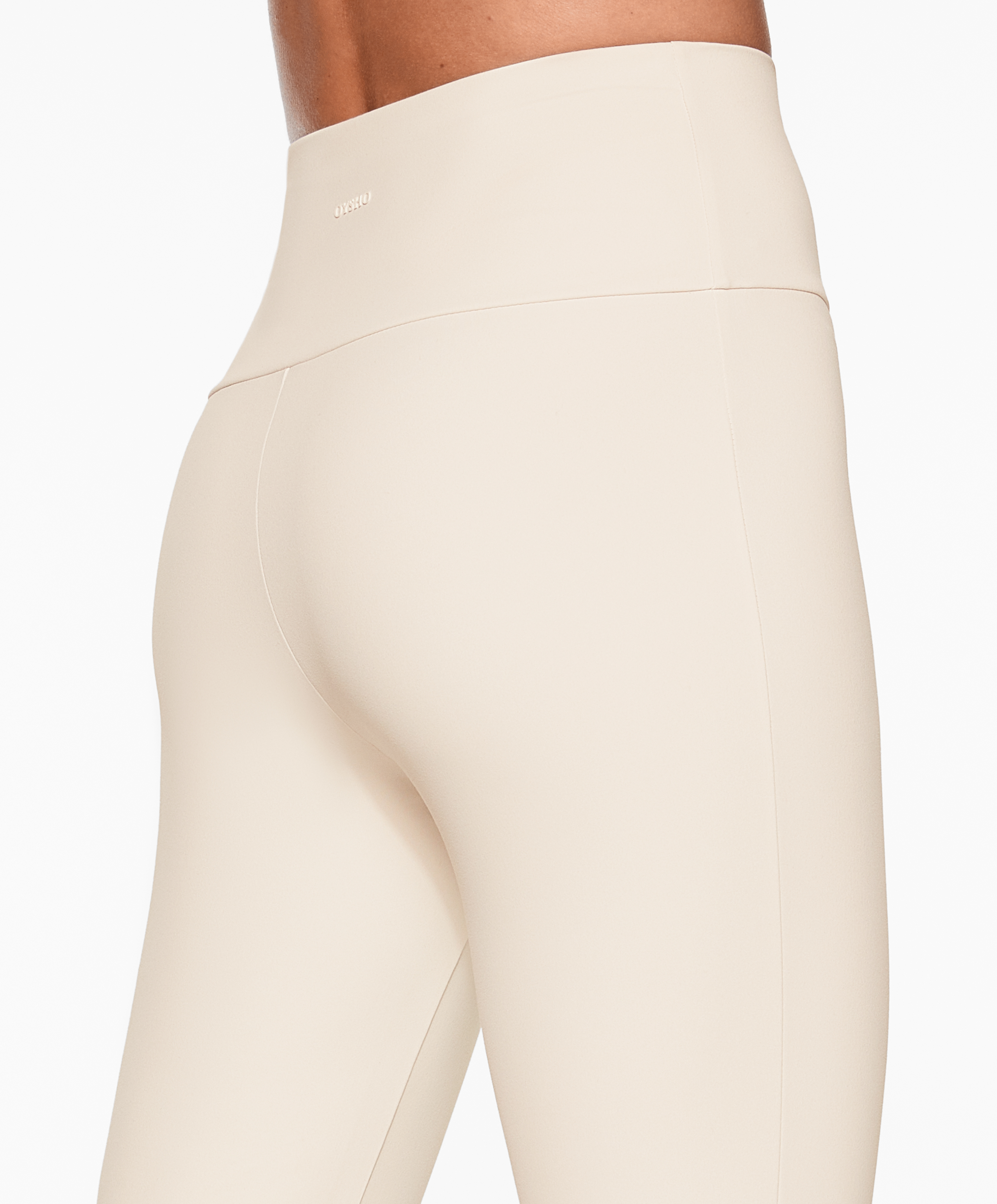 OYSHO Comfortlux slit flare trousers