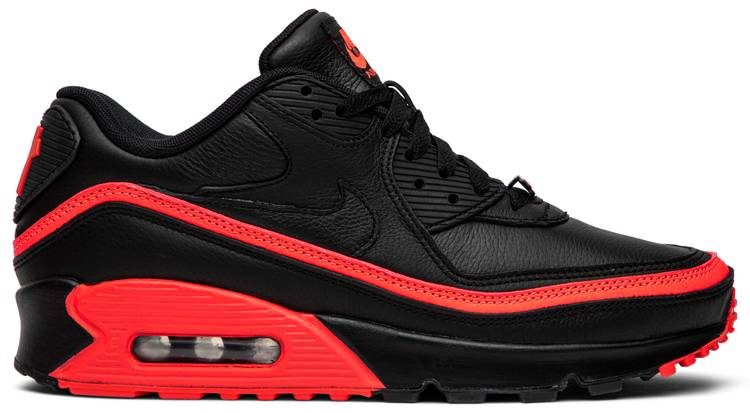 Undefeated x Air Max 90  Black Solar Red  CJ7197-003 - Sneaker Replica Workshop