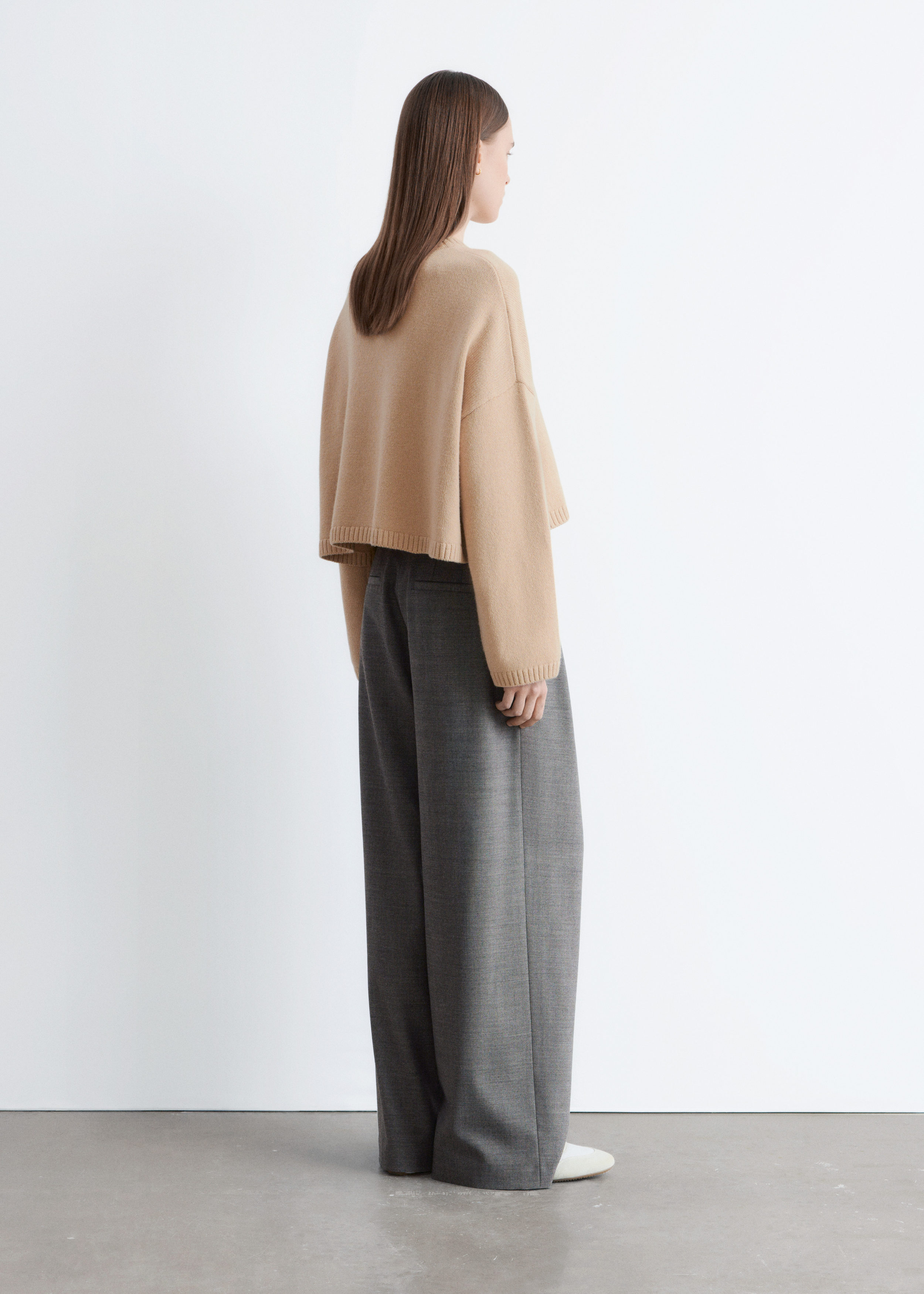 & Other Stories CASHMERE AND COTTON JUMPER