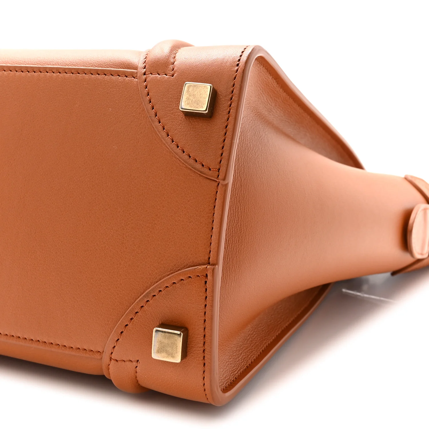 Smooth Calfskin Micro Luggage Light Copper - Top Club