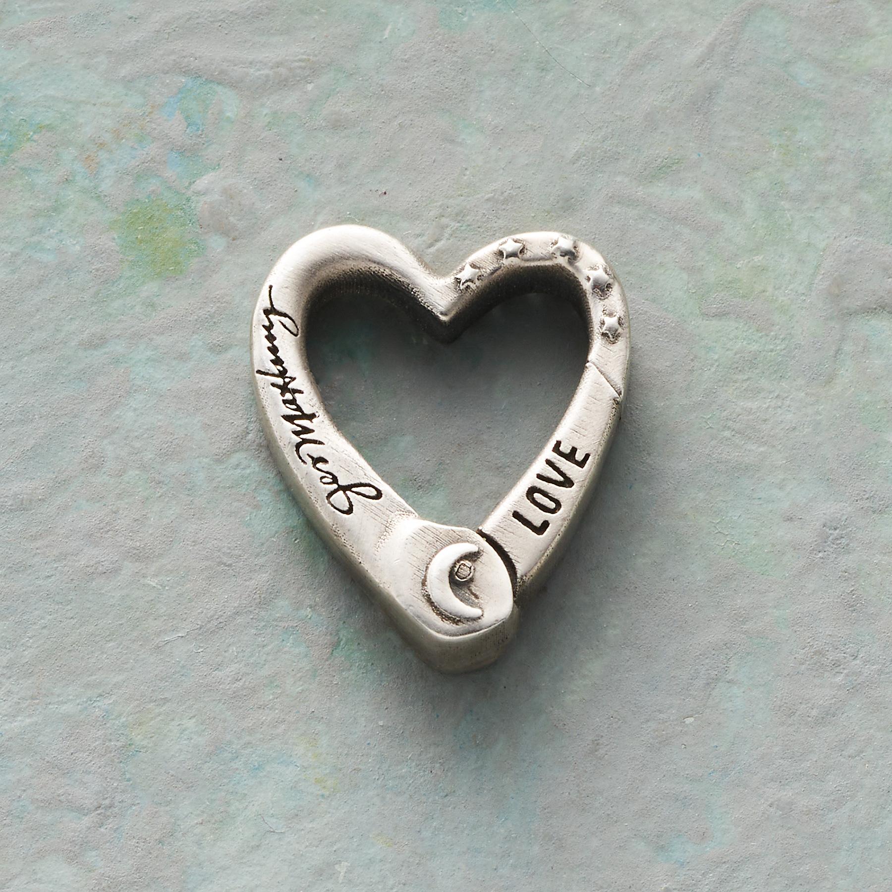 Sterling Silver Heart Charm Keeper - Sundance Living