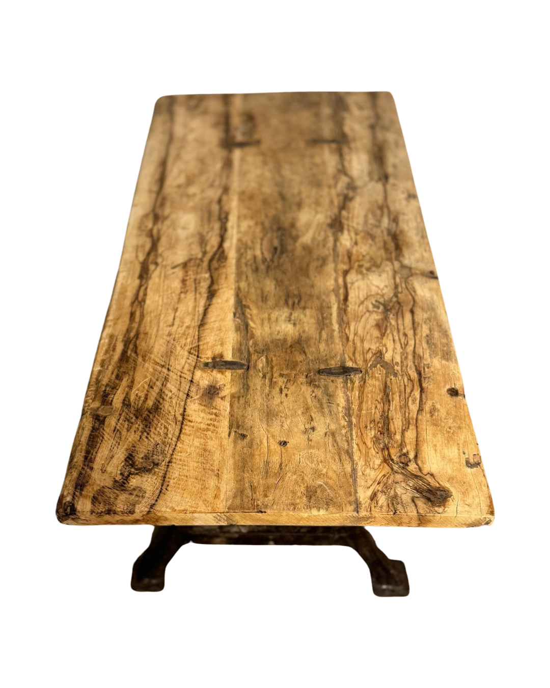 Salontafel met H poten uniek Salontafel H poten uniek