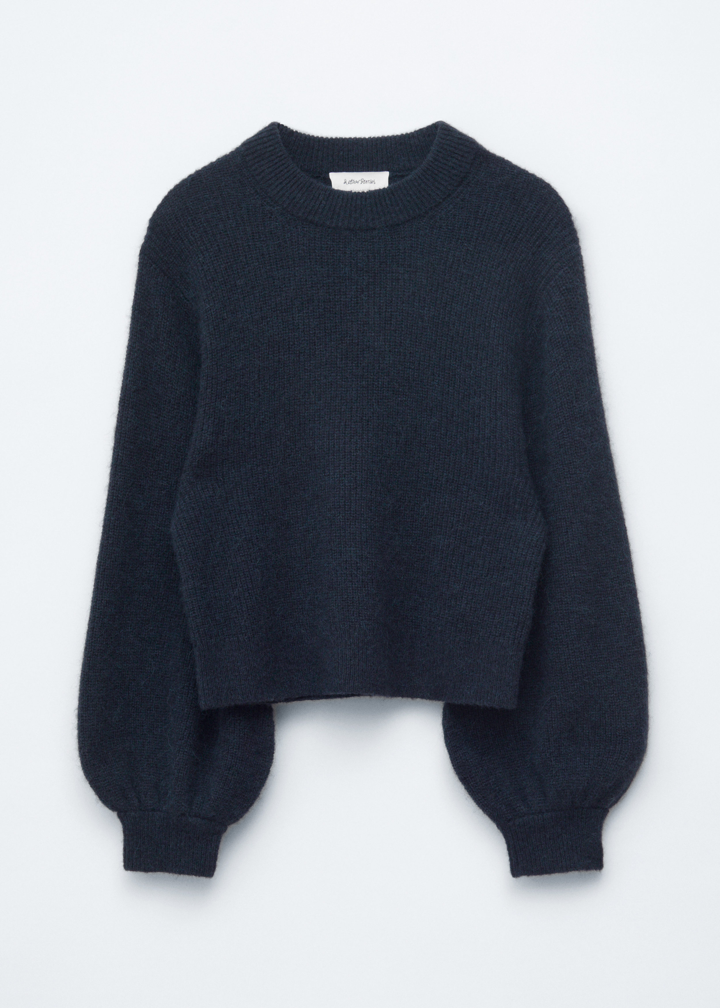 & Other Stories ALPACA-BLEND BALLOON-SLEEVE JUMPER
