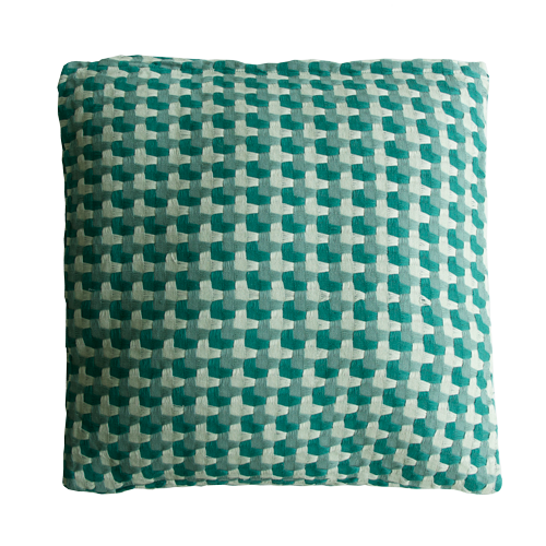 Three color weave green