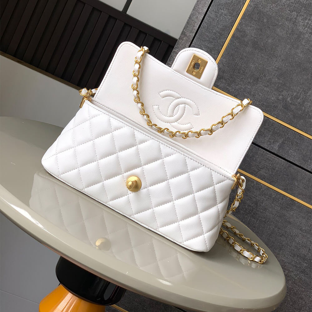 CHANEL Mini Flap Bag with Top Handle(HIGH-END GRADE) - Top Club