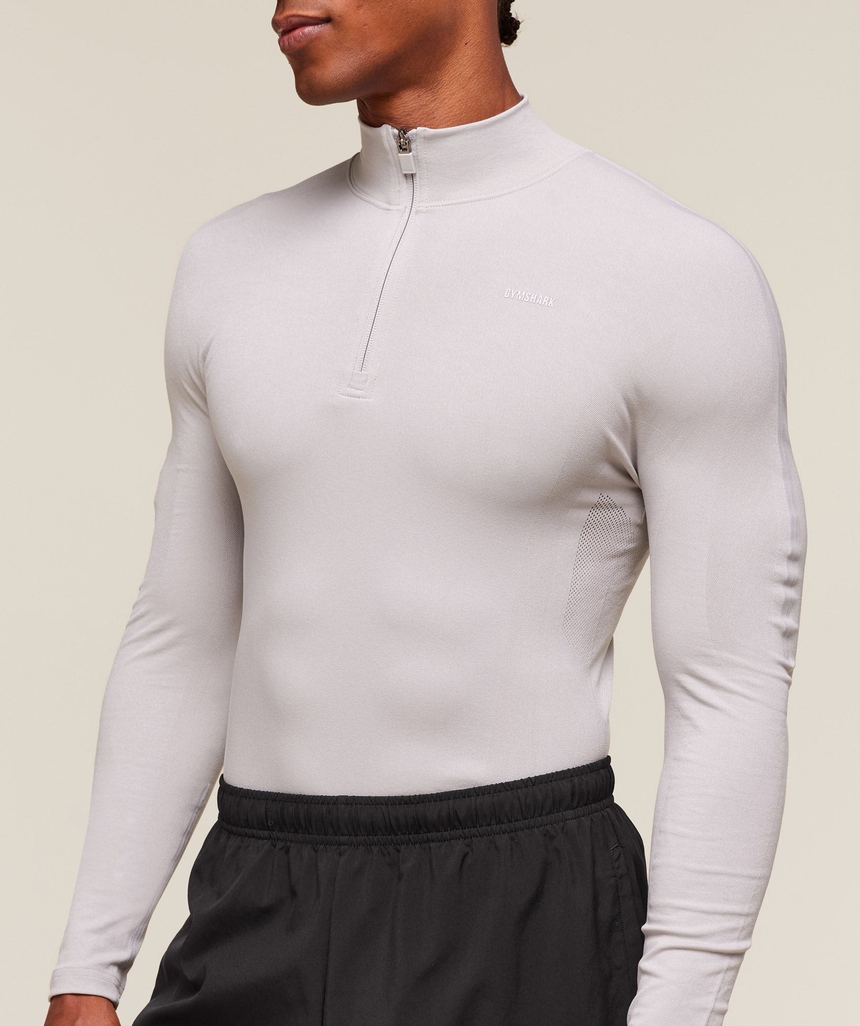 COACH everywear Warp Knit 1/4 Zip