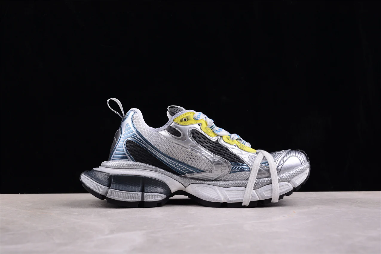 Balenciaga 3XL Sneaker 'Worn-Out - White Blue Yellow' - Sneaker Replica Workshop