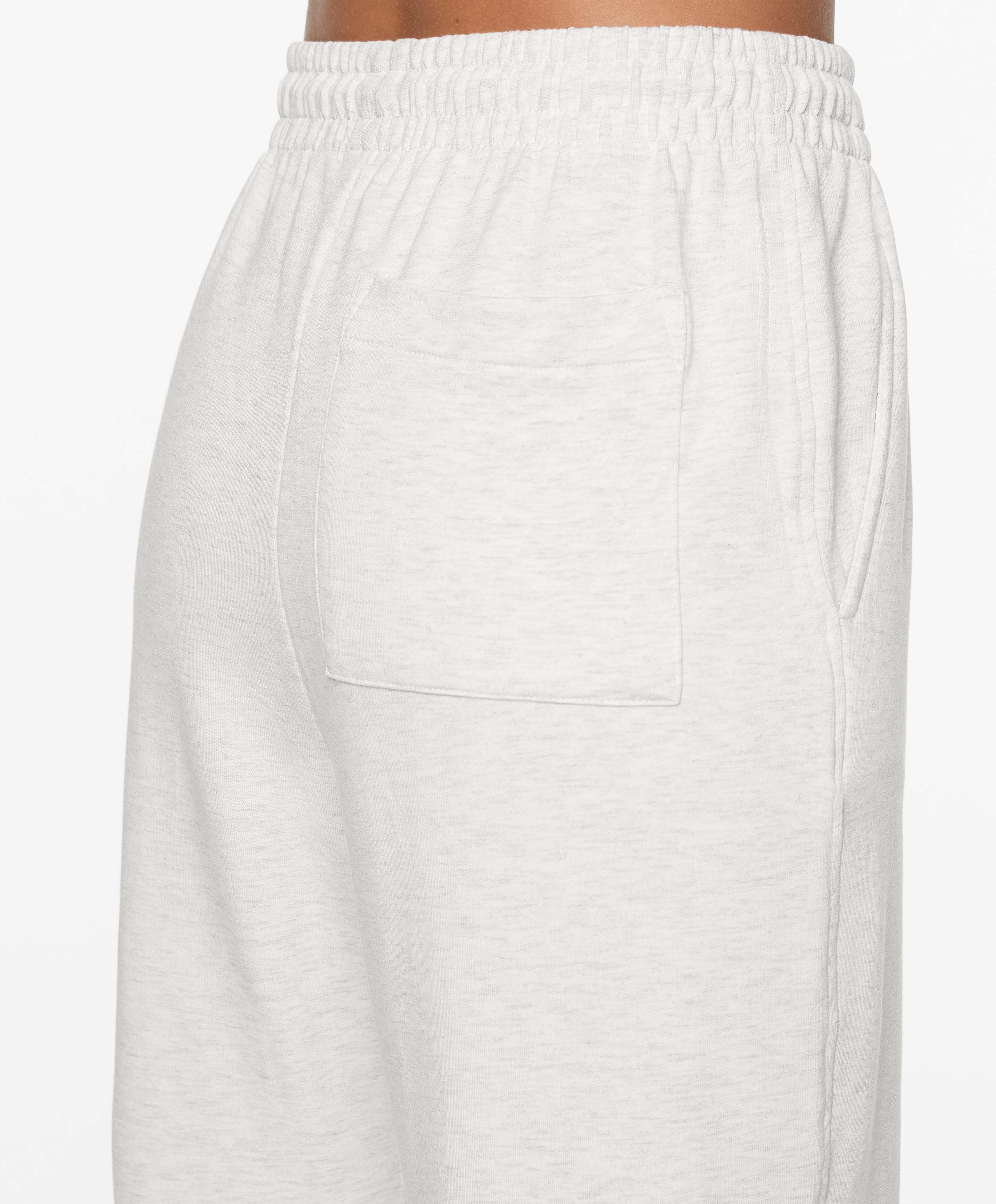 OYSHO Relaxed straight-leg trousers with cotton and modal