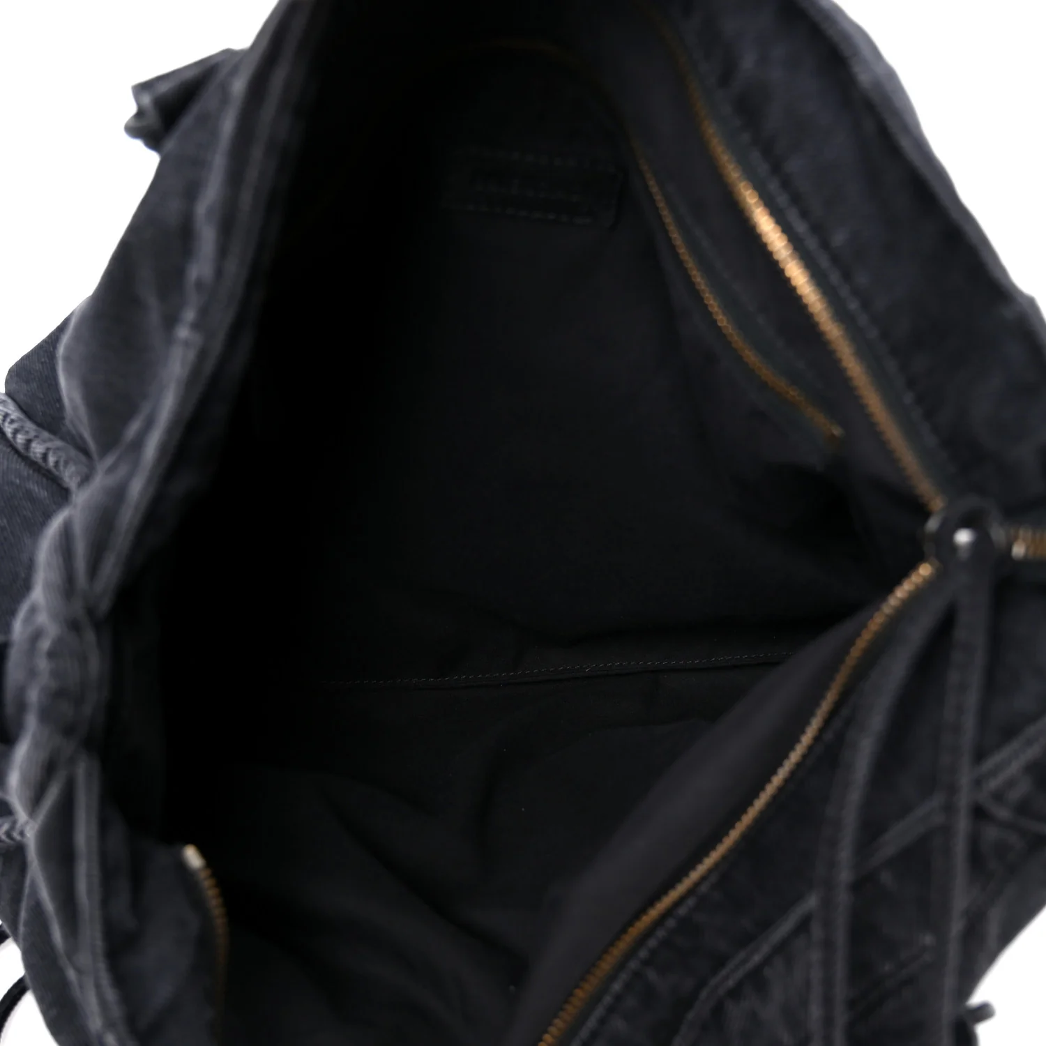 Washed Denim Classic Hardware Medium Le City Black - Top Club