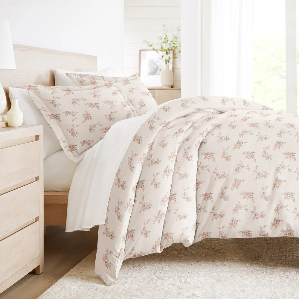 Apricot Pattern 3-Piece Duvet Cover Set (Sale)