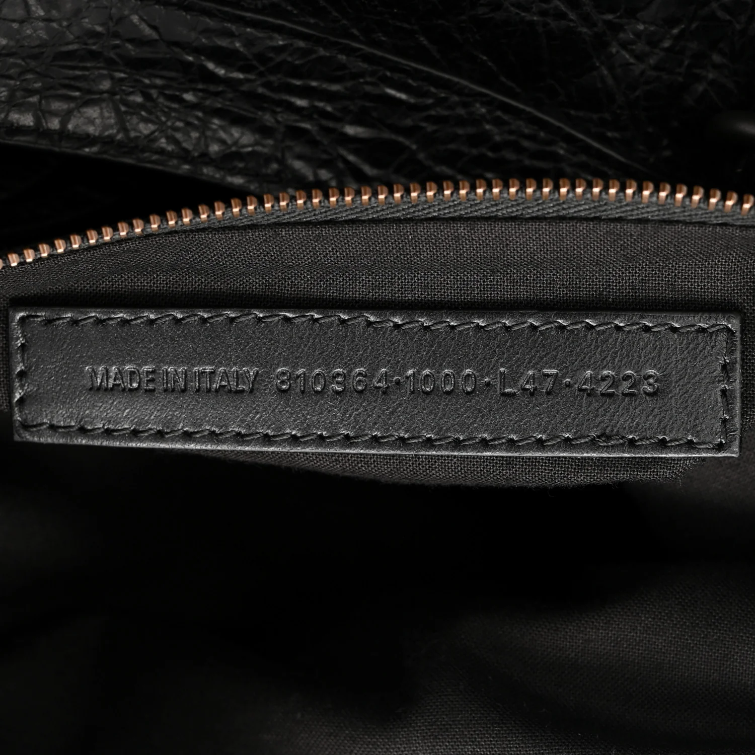 Arena Lambskin Brass Hardware Le City Travel Bag Black - Top Club