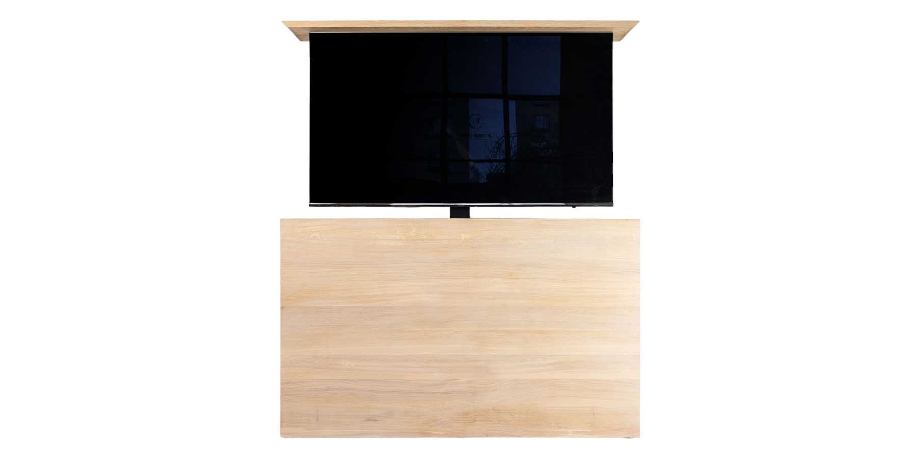 TV lift meubel Oak Box 55 inch licht