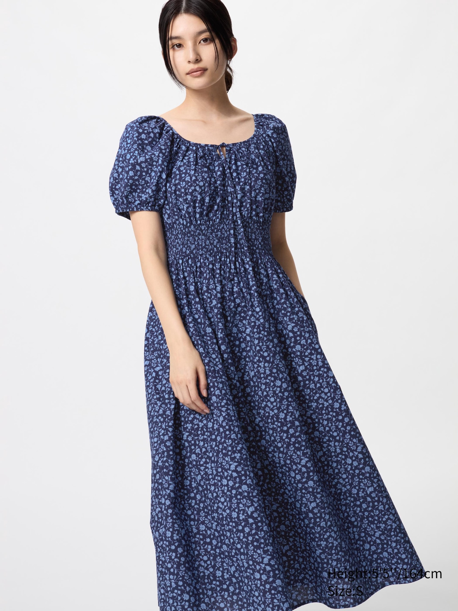 Volume Short Sleeve Dress