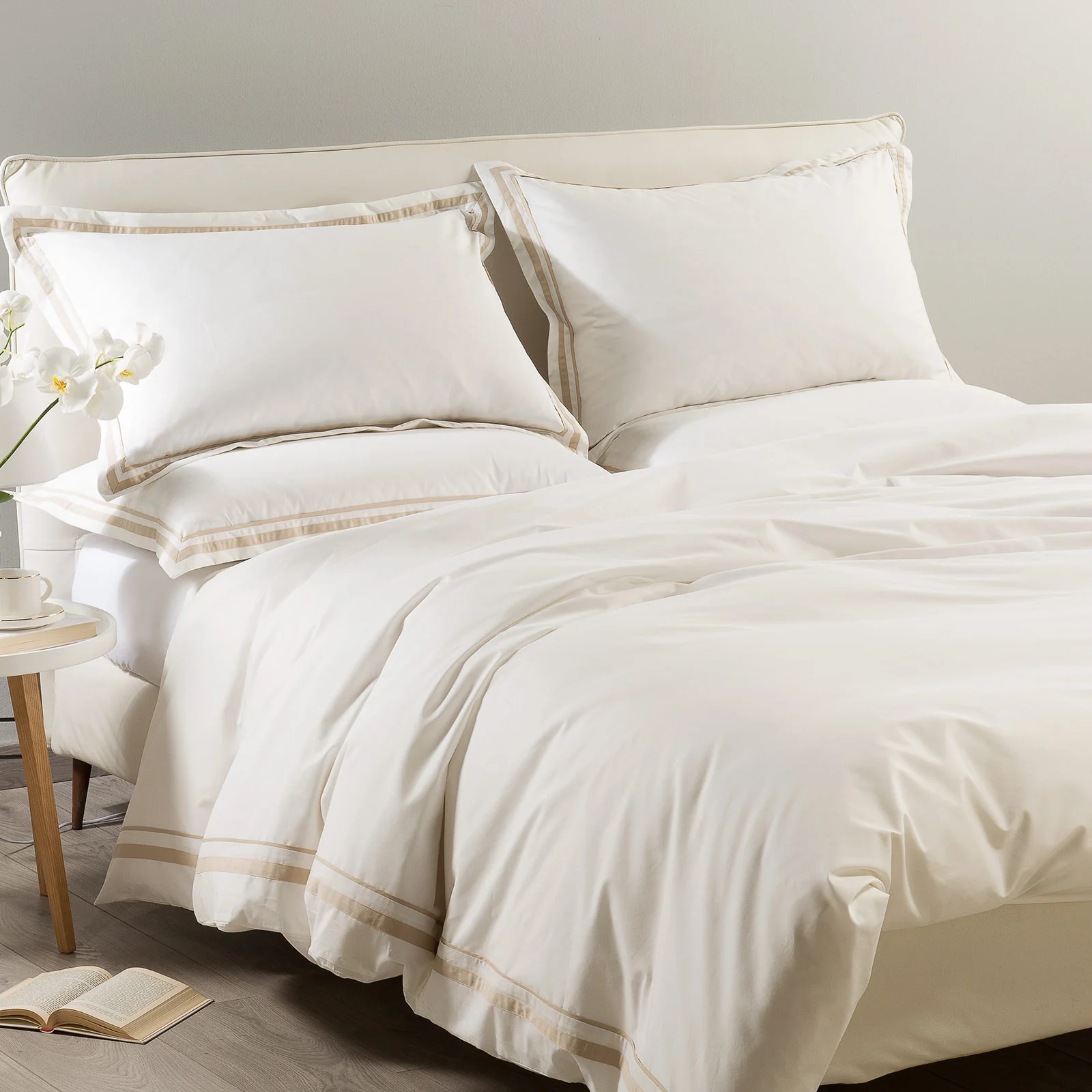 Complete cover in Percrale Atelier Natural Dreaming Damer