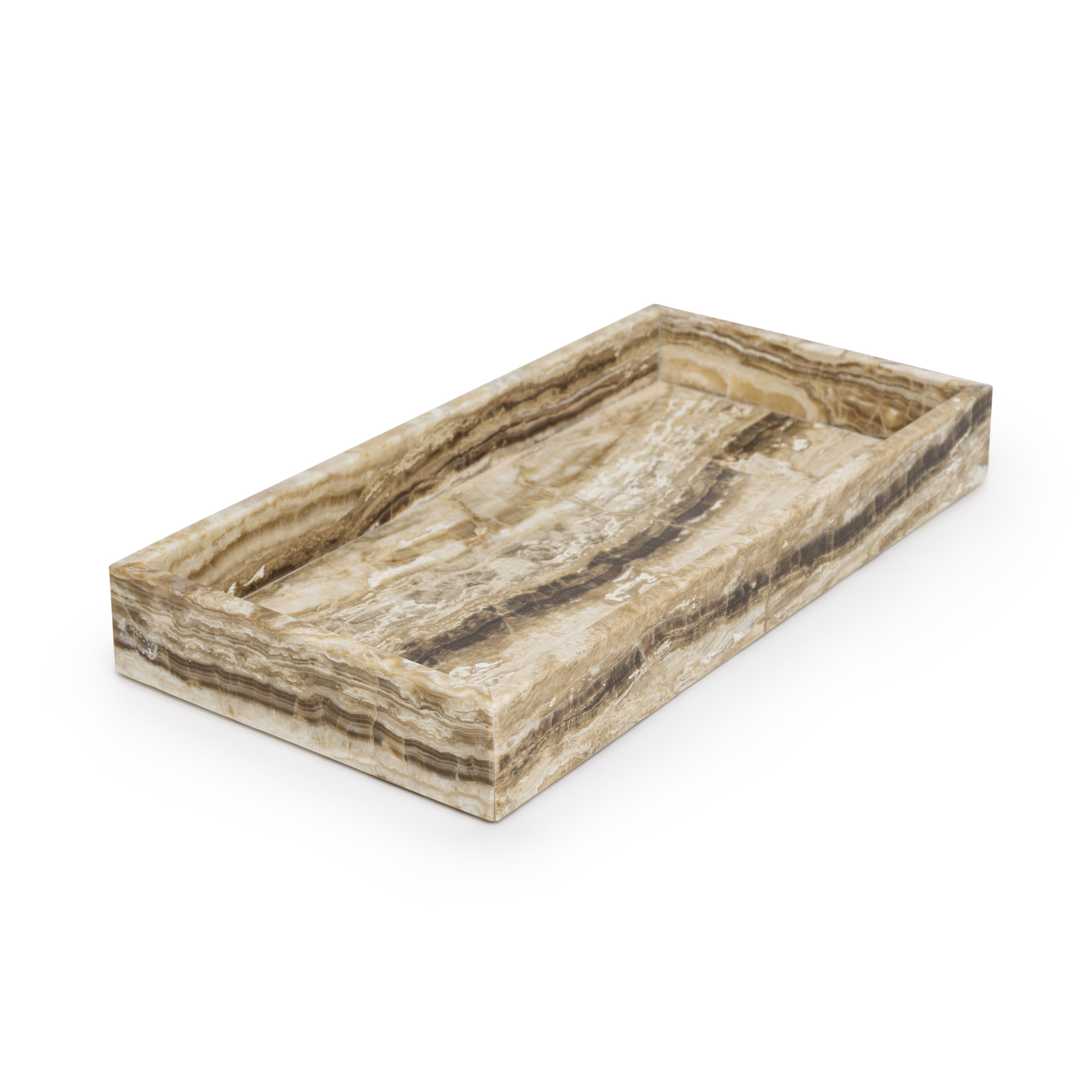 Dienblad Marmer Sandal Onyx 40x20x5cm