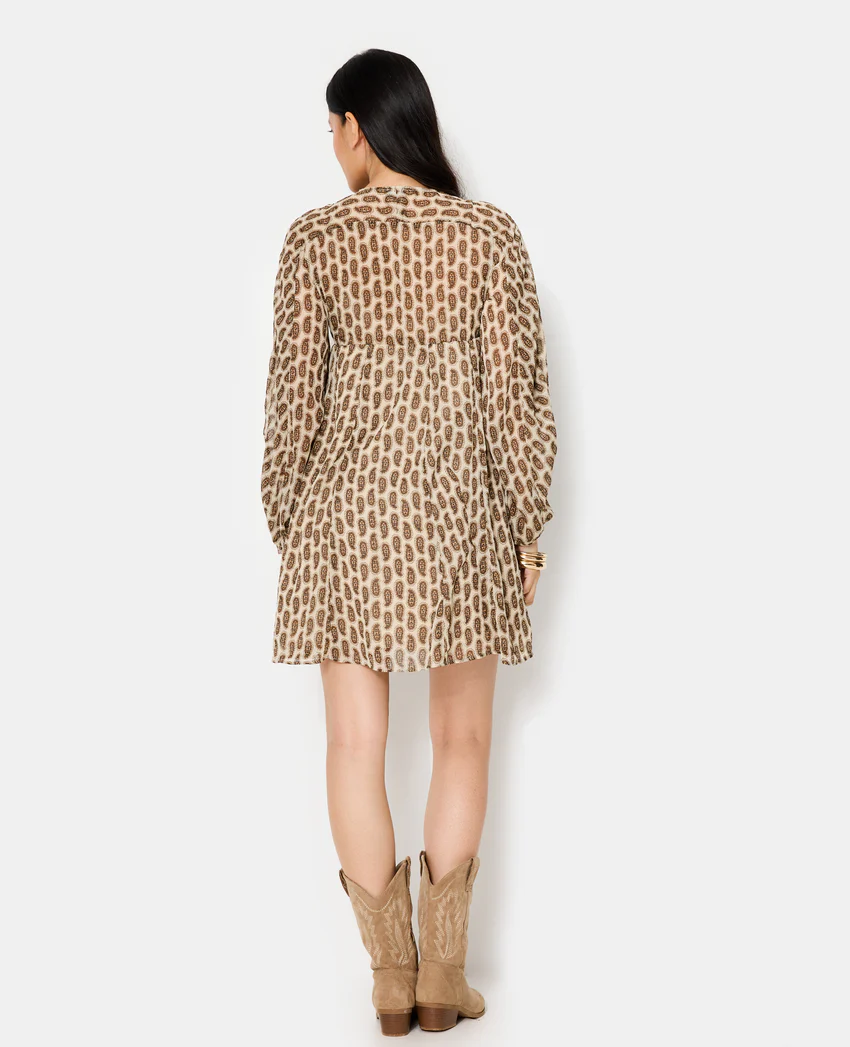 Pimkie Robe en voile avec volants motifs cachemire