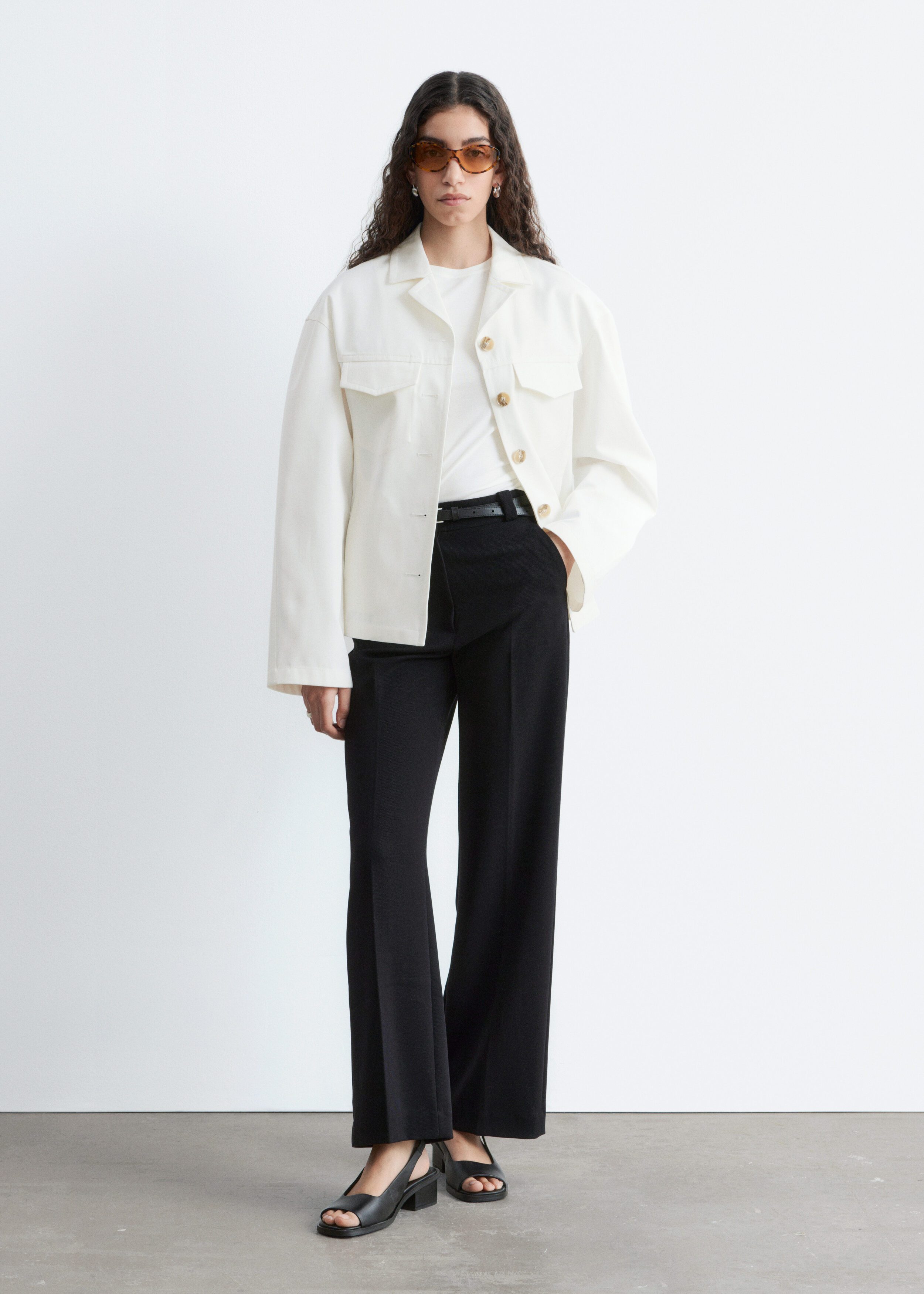 & Other Stories STRAIGHT PRESS-CREASE TROUSERS