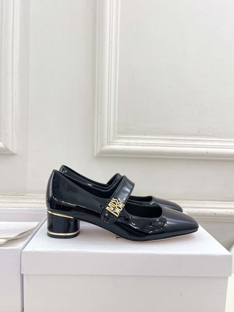 Dior KDV268VNI Miss Dior Pump 40mm Patent Calfskin D82980 - Sneaker Replica Workshop