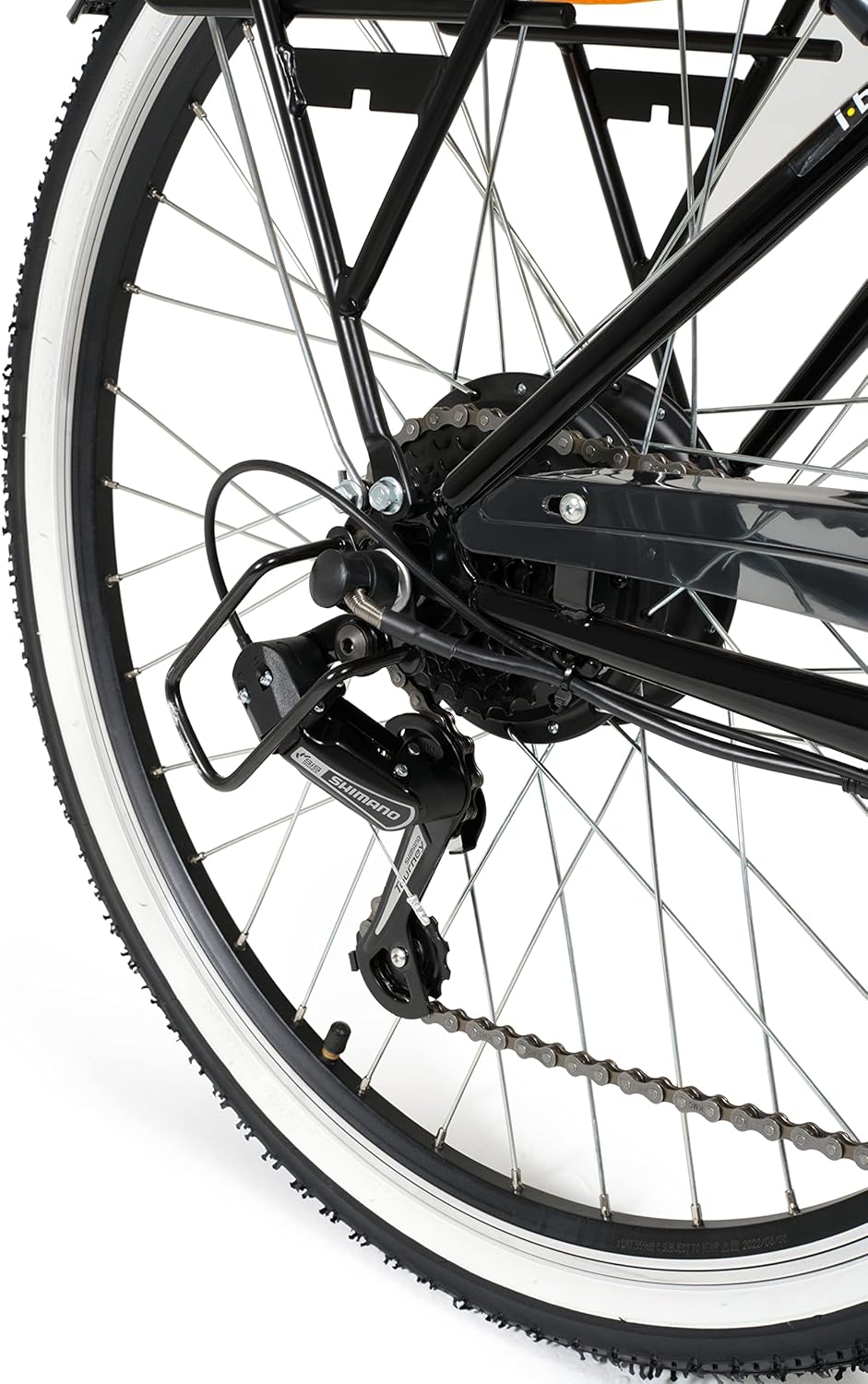 i-Bike, City Easy Urban, Bicicletta Elettrica a Pedalata Assistita, Unisex Adulto, Taglia Unica