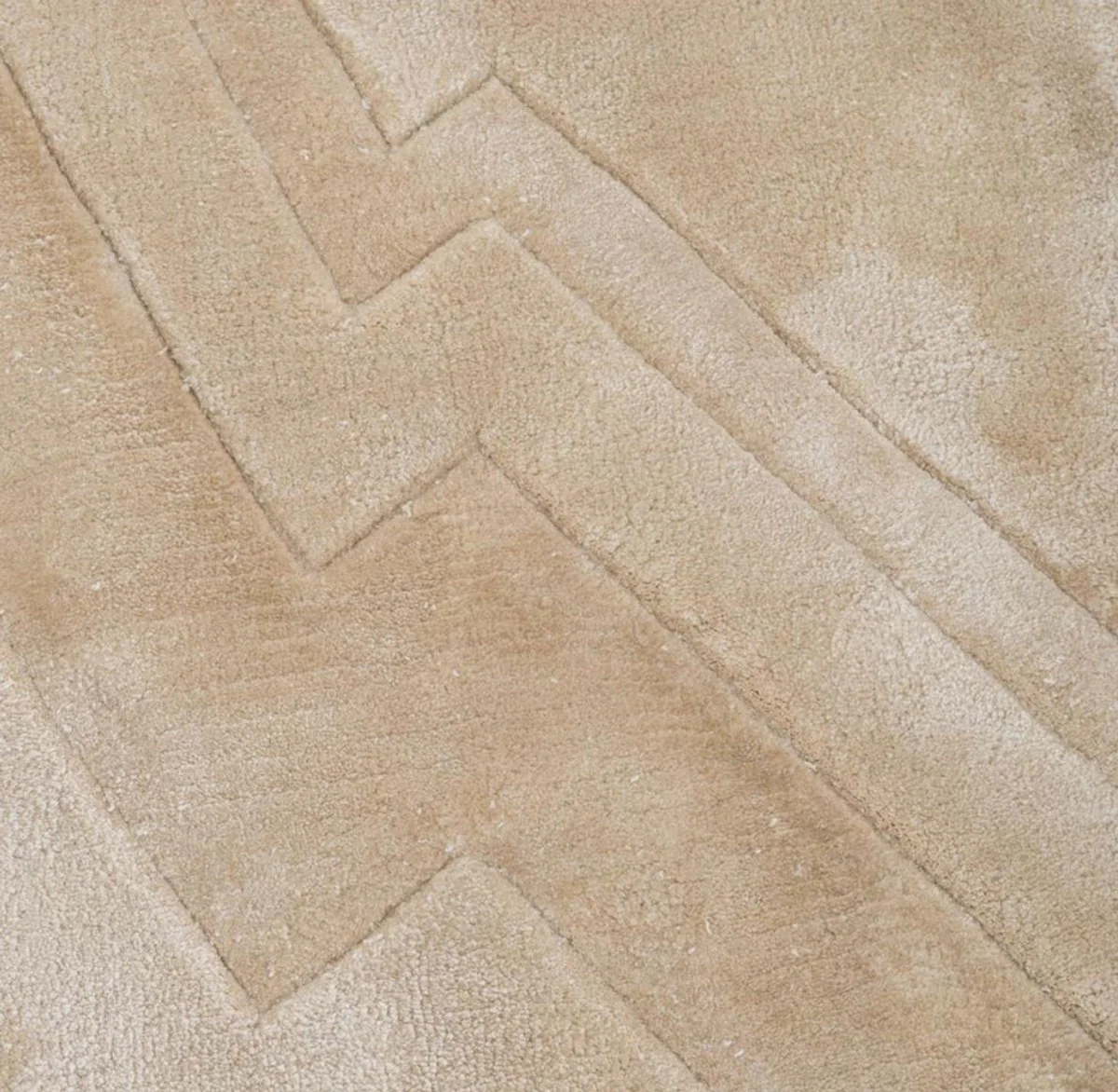 Luxury designer carpet beige diameter 280 cm - Limited Edition